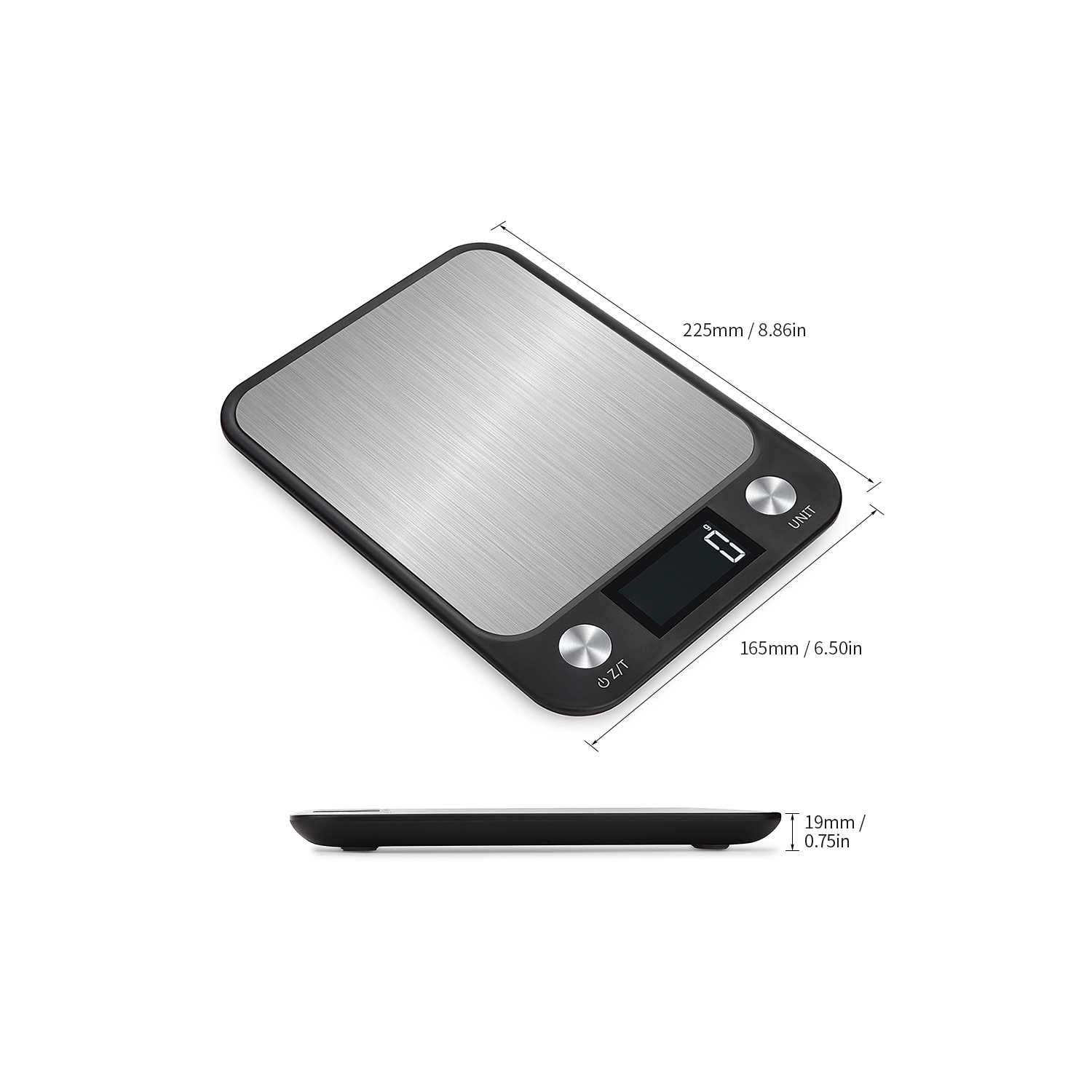 Kitchen Scale Electric Kitchen Scale Baking Scale High- Pocket Scale Food Scale with LCD Backlight Display