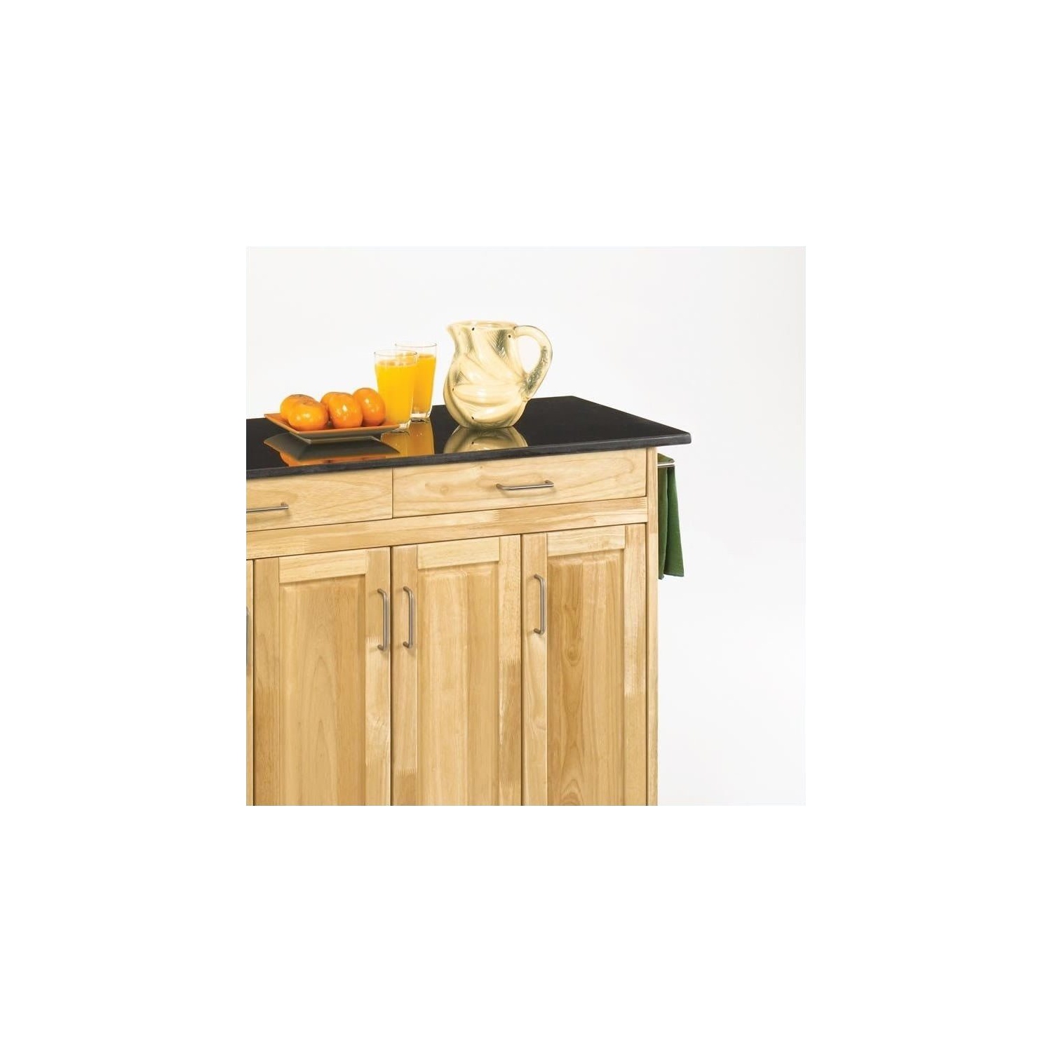 Hawthorne Collections 49" Granite Top Kitchen Cart in Natural