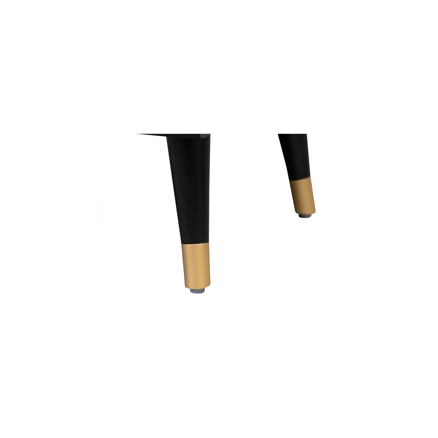 TOV Furniture Christine 24.4"H Mid-Century Wood Nightstand in Black