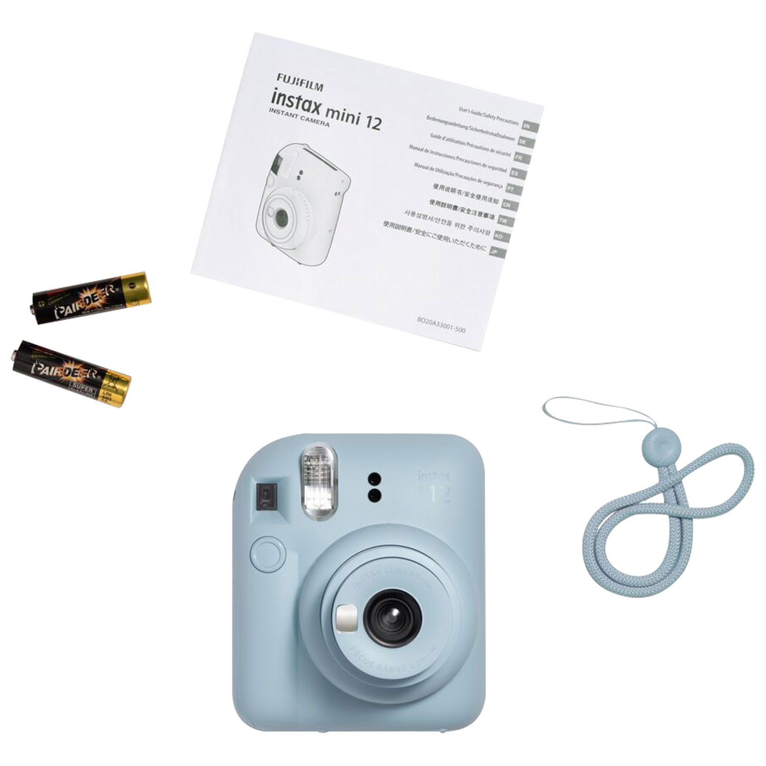 Fujifilm Instax Mini 12 Instant Camera - Pastel Blue