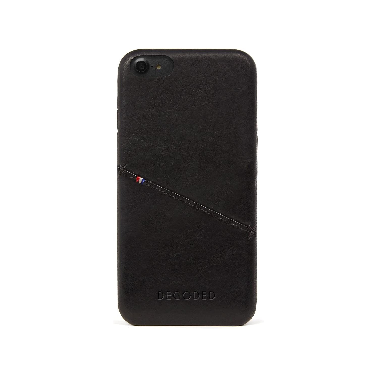 Decoded Leather Backcover for iPhone 8/7/6s/6 Plus - Black