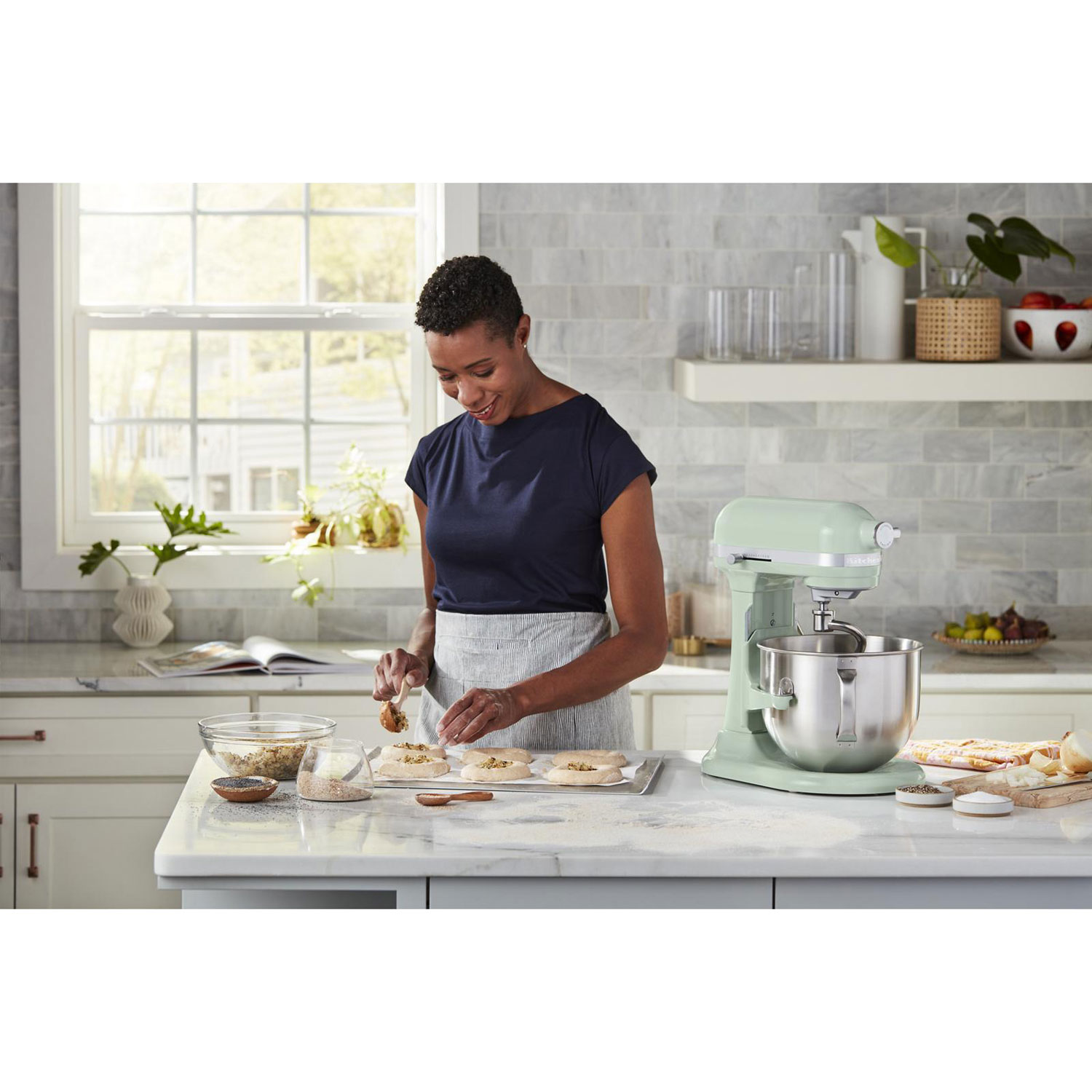 Batteur sur socle à bol relevable Professional de KitchenAid - 7 pte - 500 W - Pistache