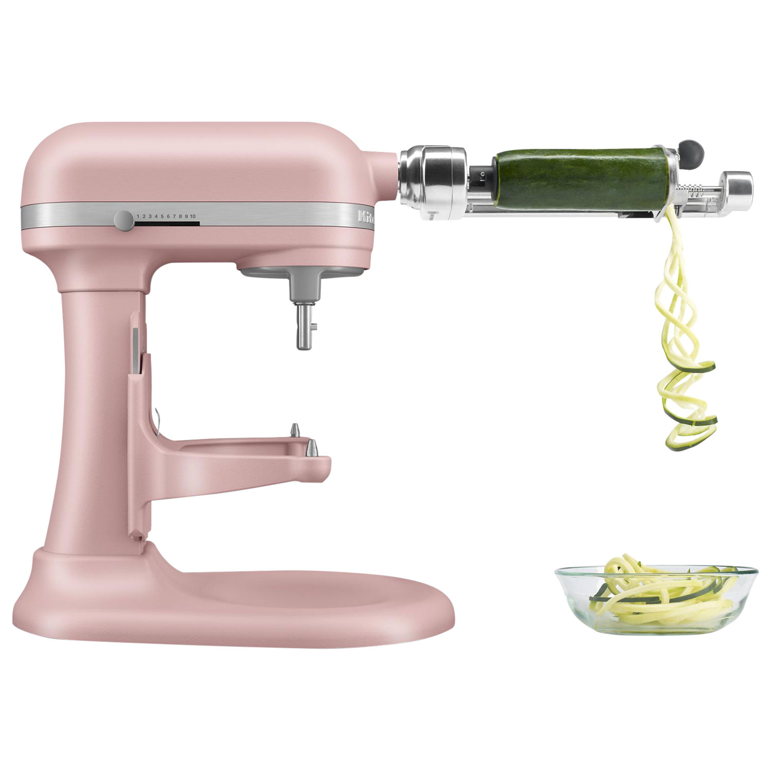 Batteur sur socle à bol relevable Professional de KitchenAid - 7 pte - 500 W - Rose séchée mate