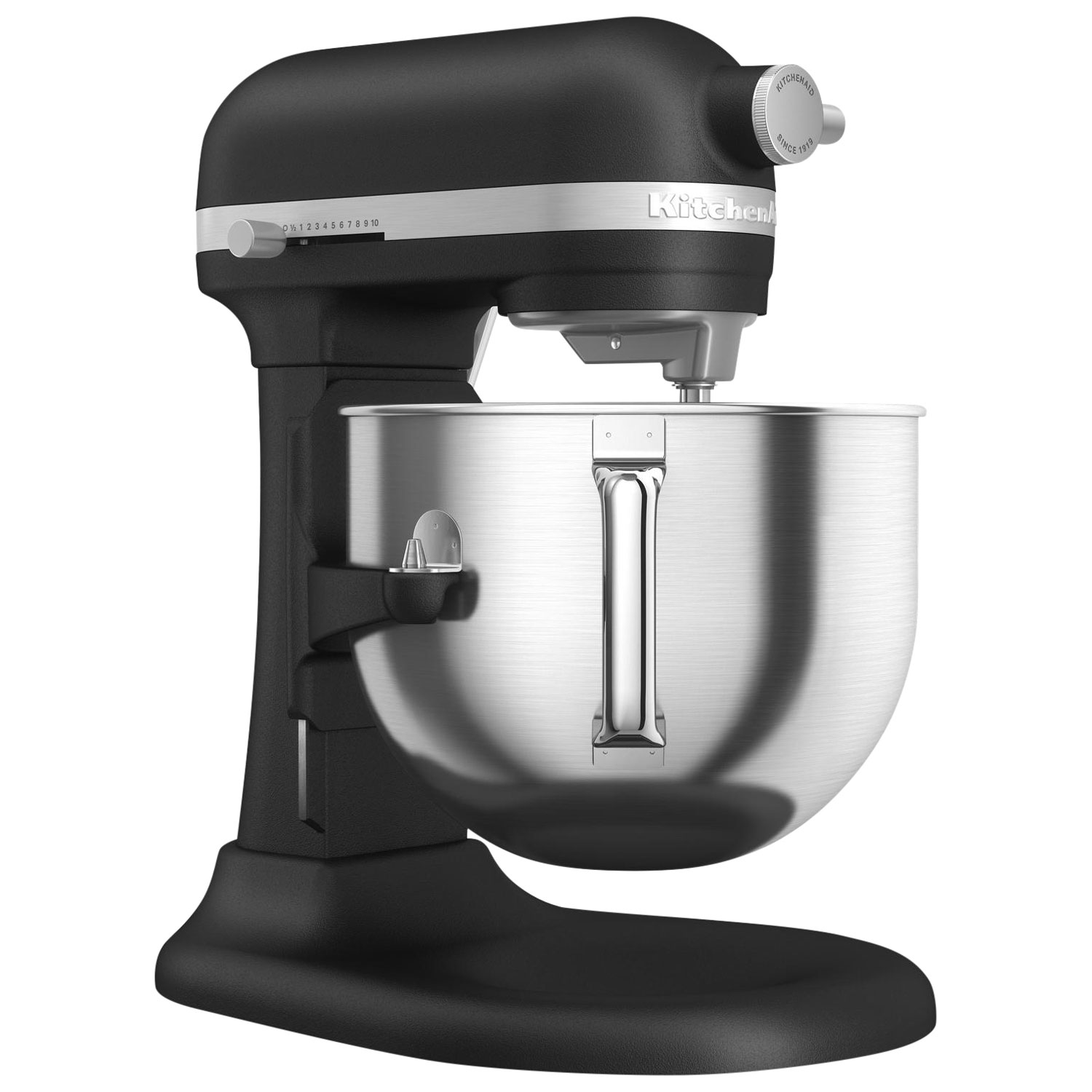 Batteur sur socle à bol relevable Professional de KitchenAid - 7 pte - 500 W - Fonte noire
