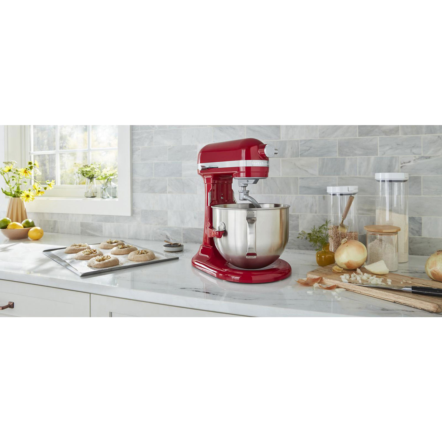 KitchenAid Professional Bowl-Lift Stand Mixer - 7Qt - 500-Watt - Empire Red