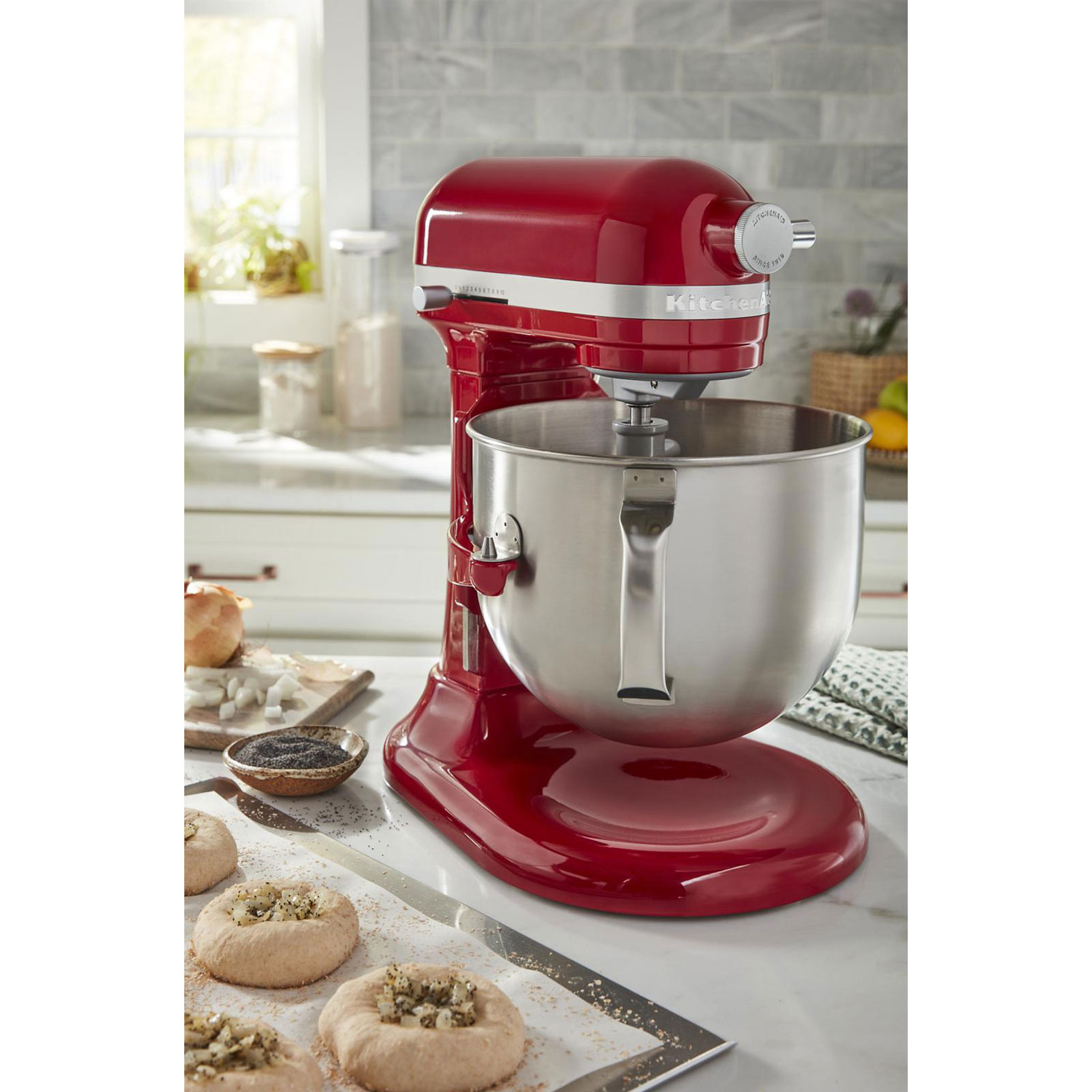 KitchenAid Professional Bowl-Lift Stand Mixer - 7Qt - 500-Watt - Empire Red