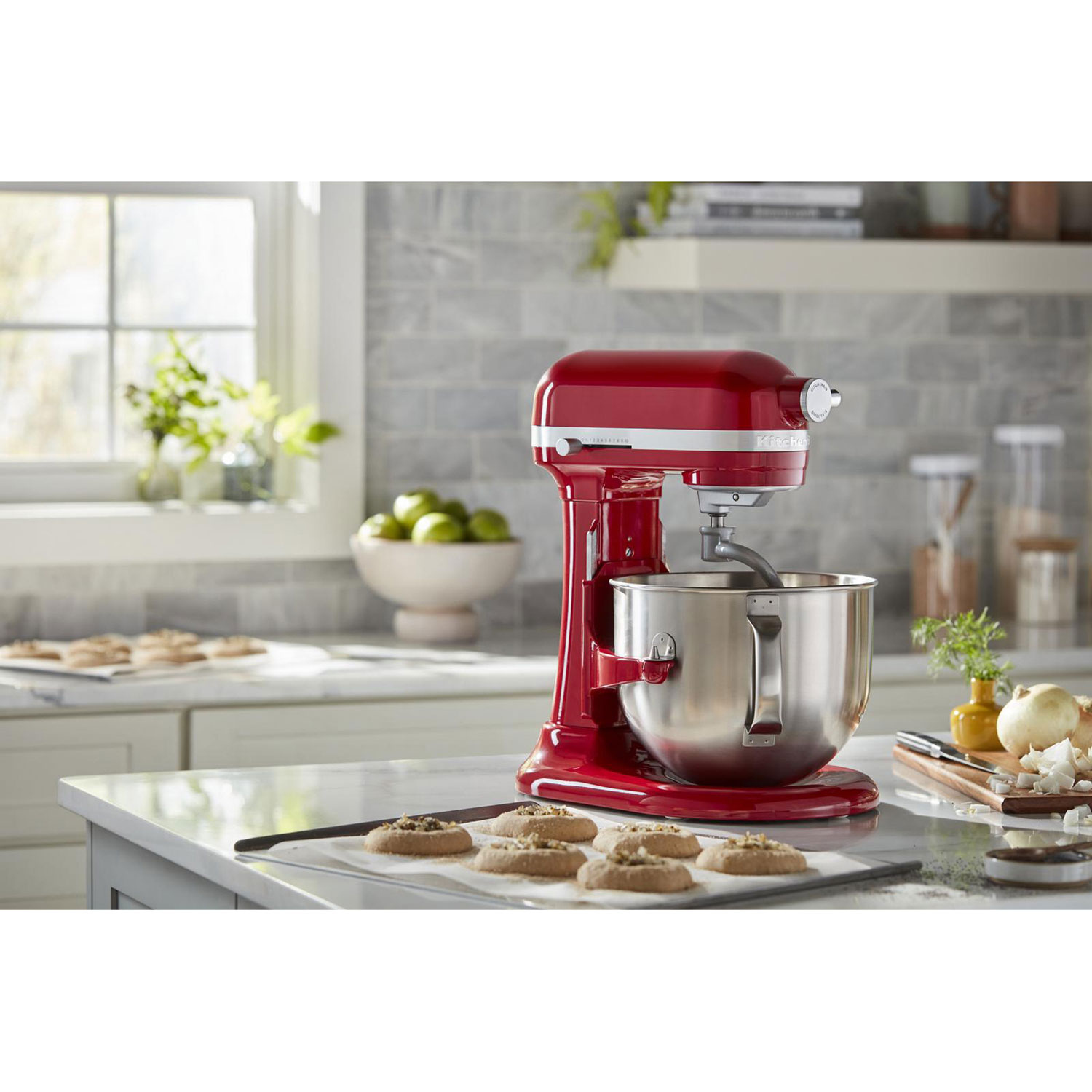KitchenAid Professional Bowl-Lift Stand Mixer - 7Qt - 500-Watt - Empire Red
