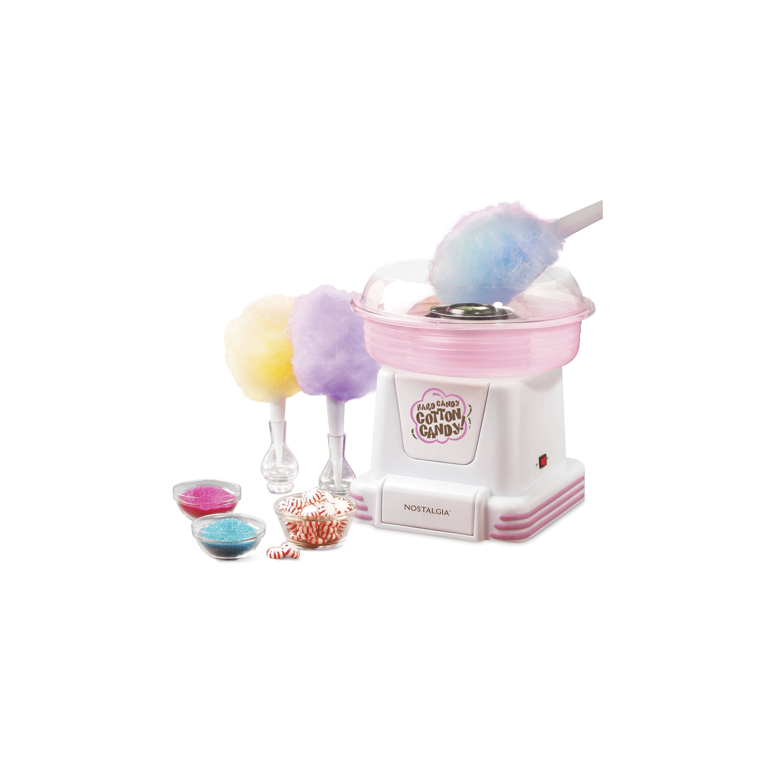 Nostalgia PCM805 Hard and Sugar-Free Candy Cotton Candy Maker