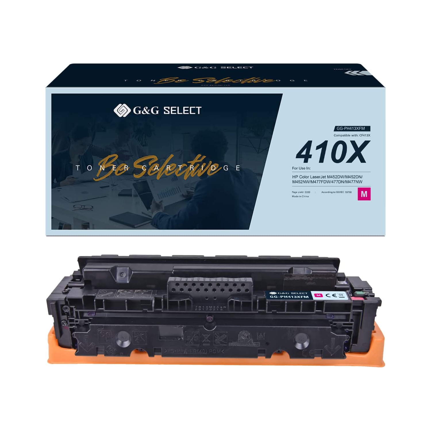 G&G Select Remanufactured Toner Cartridge Replacement for HP CF411X High Yield