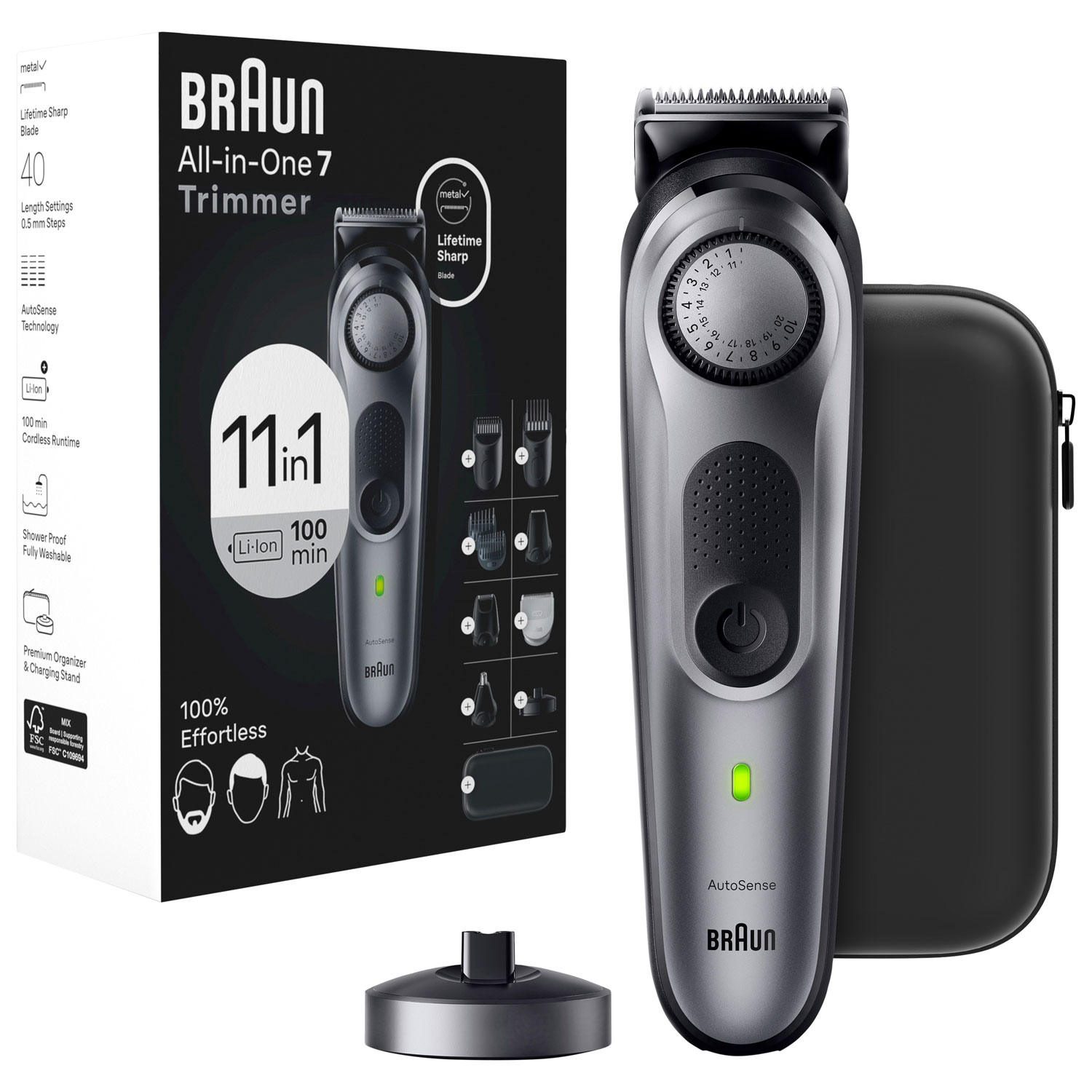 Braun Men's All-In-One Style Kit Series 7 Trimmer
