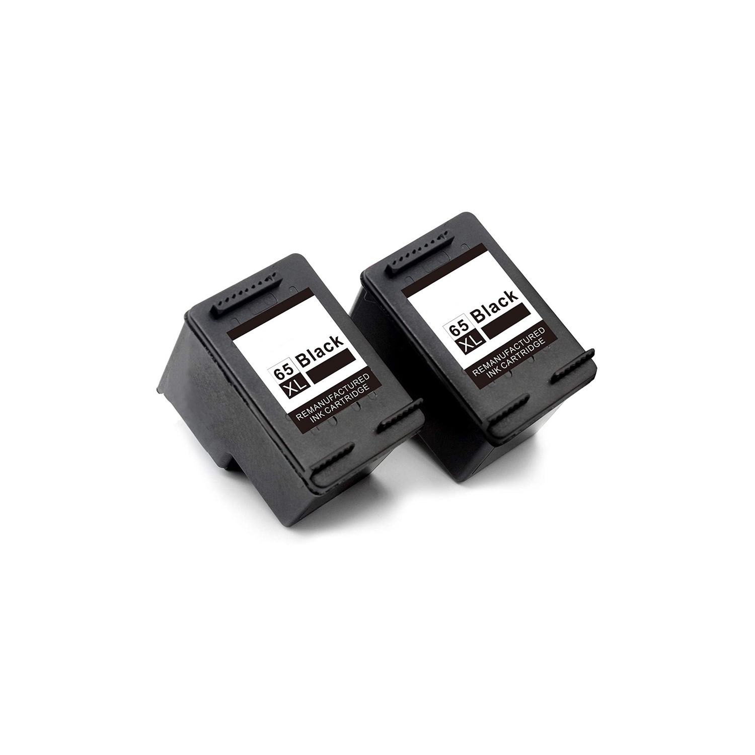 axGear Compatible HP 65XL 2 Black Ink Cartridge Combo DeskJet 2600, 2622 ENVY 5010, 5020