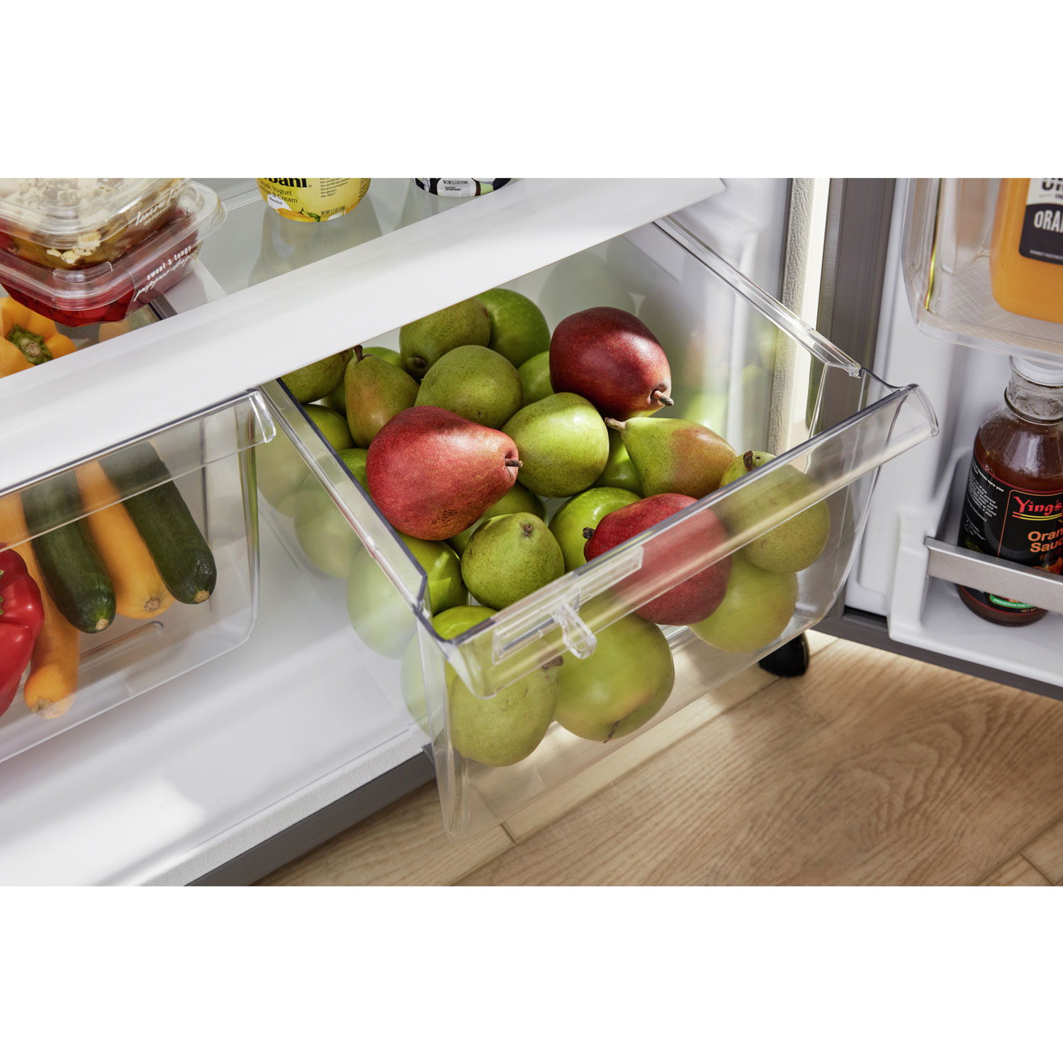 Réfrigérateur à congélateur supérieur 16,6 pi³ 29 po de Whirlpool - Blanc