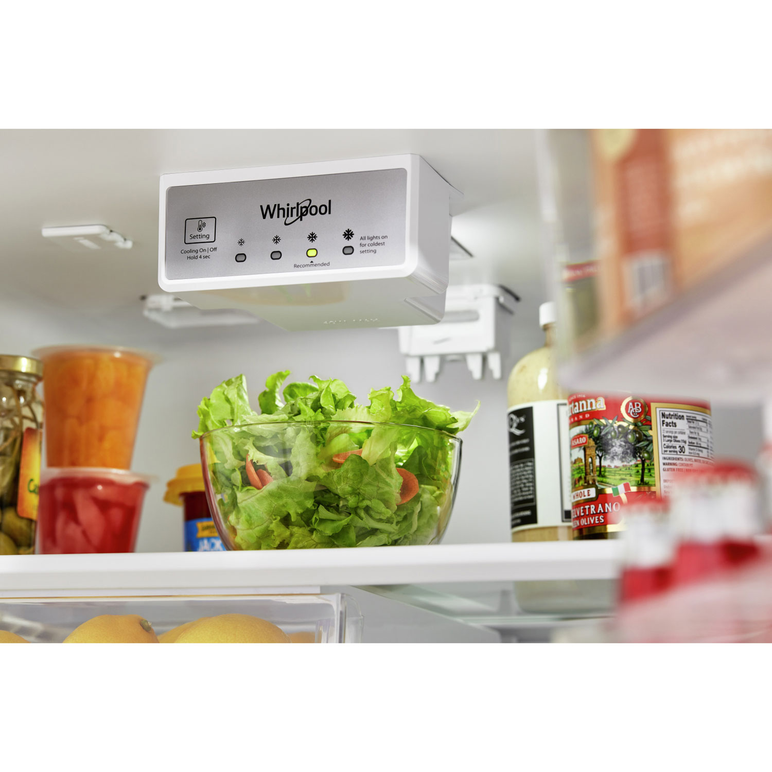 Réfrigérateur à congélateur supérieur 16,6 pi³ 29 po de Whirlpool - Acier Dolos