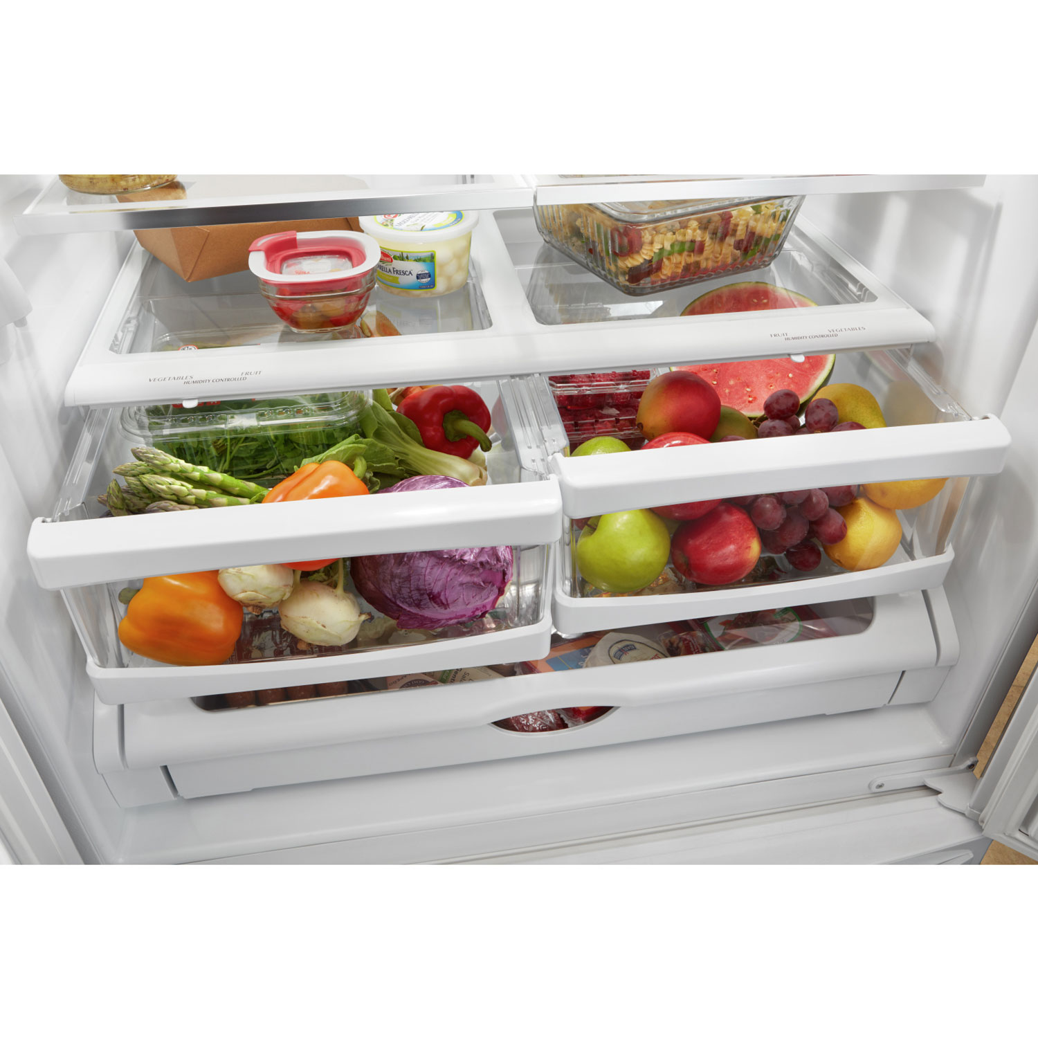 Whirlpool 33" 22.1 Cu. Ft. French Door Refrigerator with Water Dispenser - Stainless Steel