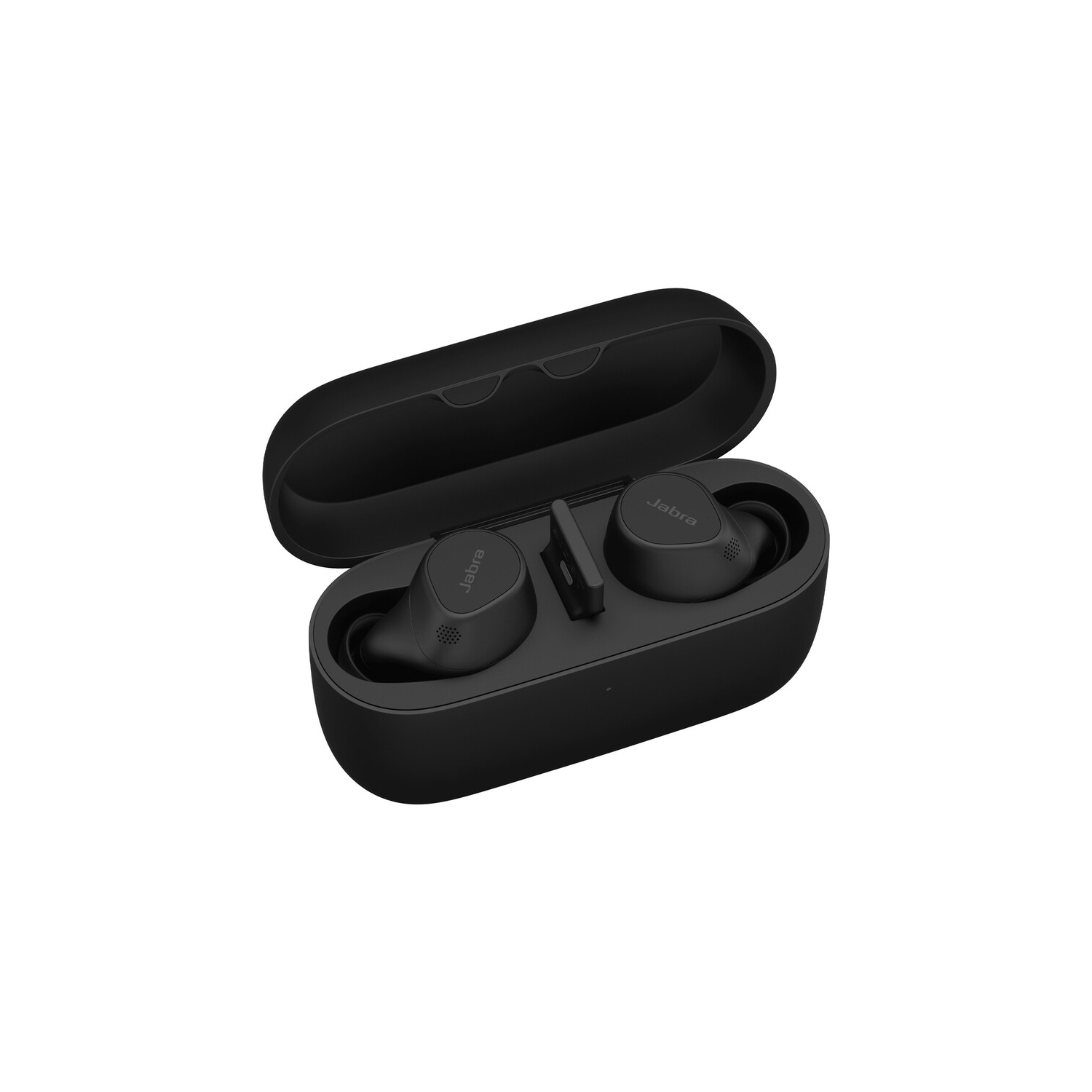 Écouteurs boutons 100 % sans fil Bluetooth 5.2 à suppression du bruit Evolve2 de Jabra avec micro-USB-A - Noir