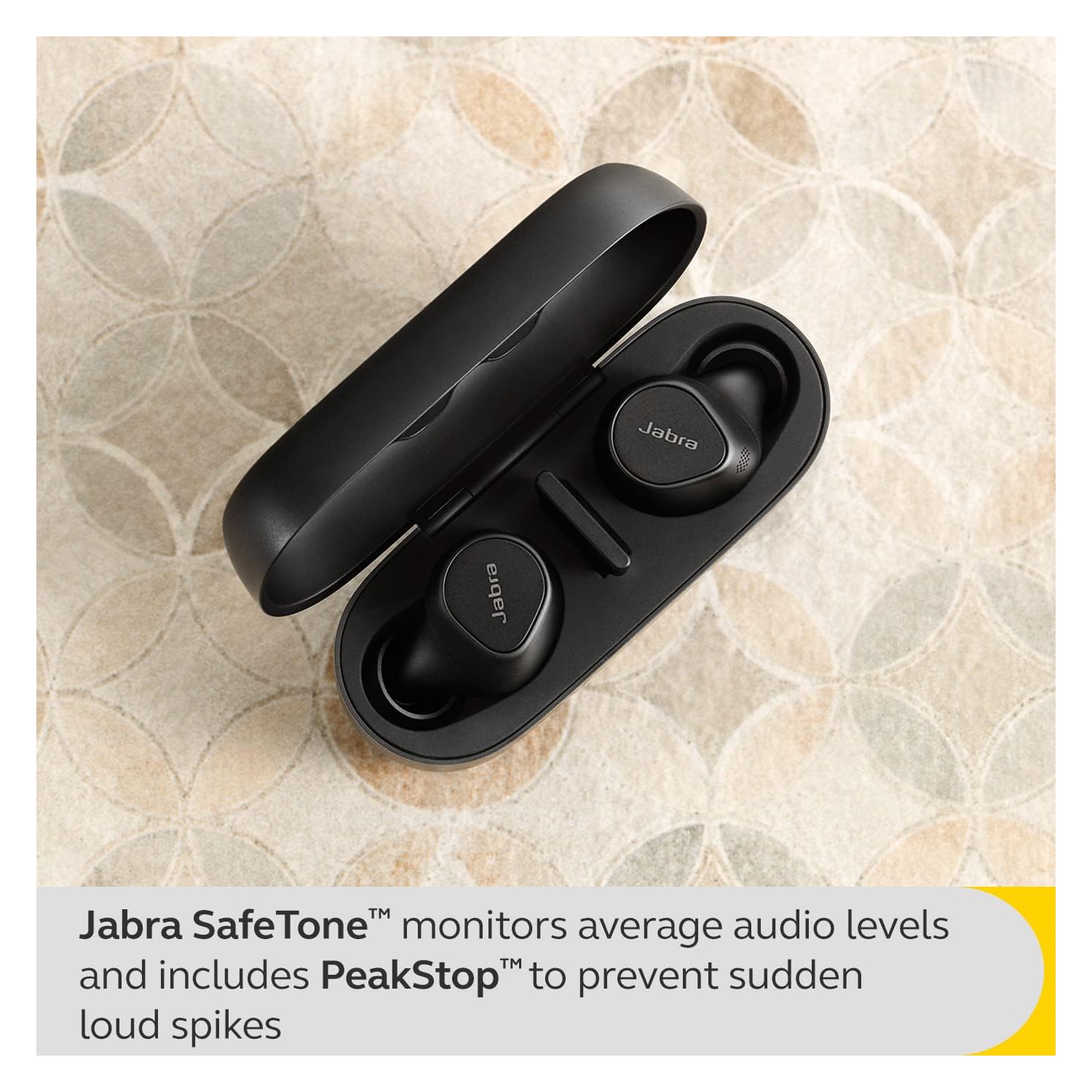 Écouteurs boutons 100 % sans fil Bluetooth 5.2 à suppression du bruit Evolve2 de Jabra avec micro