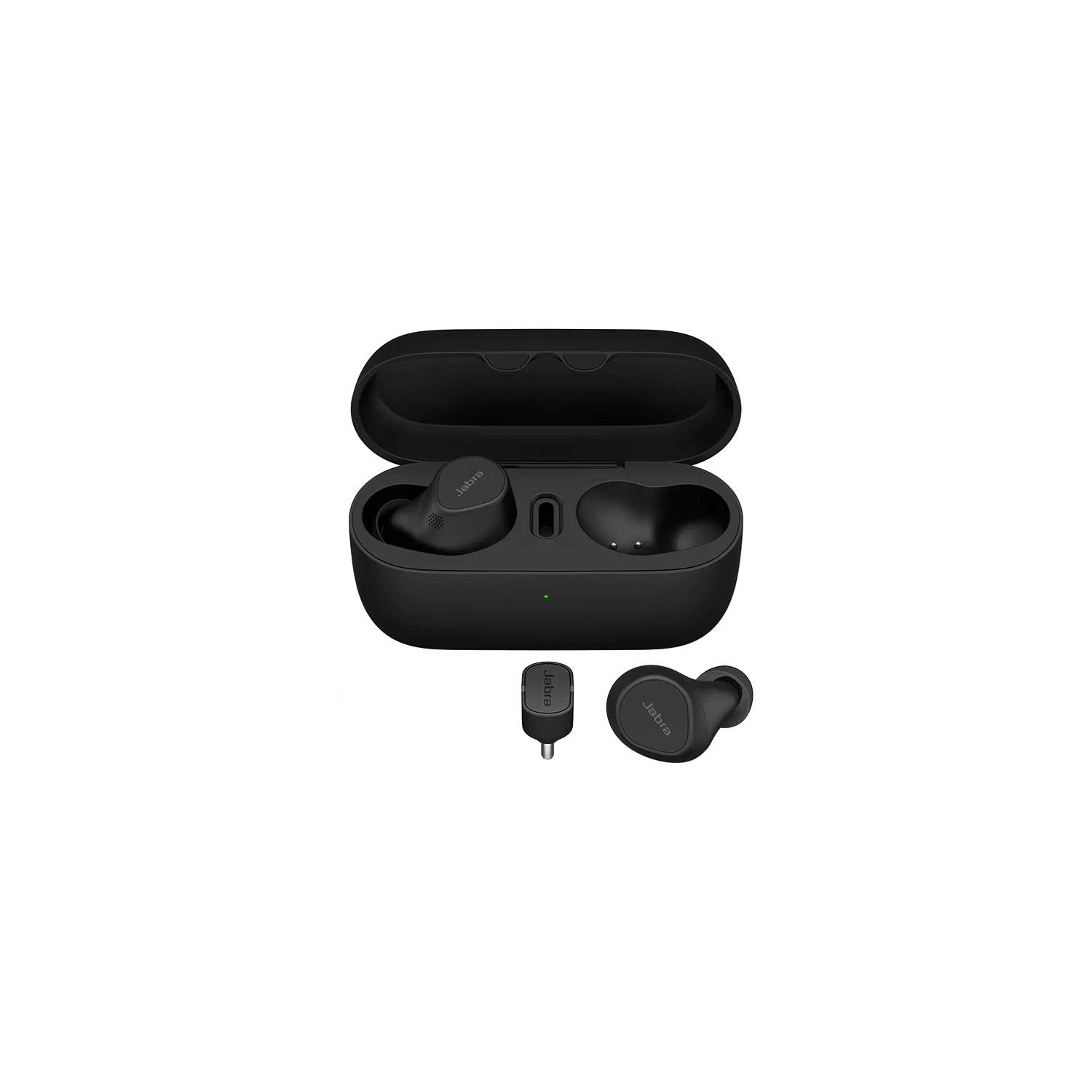 Écouteurs boutons 100 % sans fil Bluetooth 5.2 à suppression du bruit Evolve2 de Jabra avec micro-USB-C