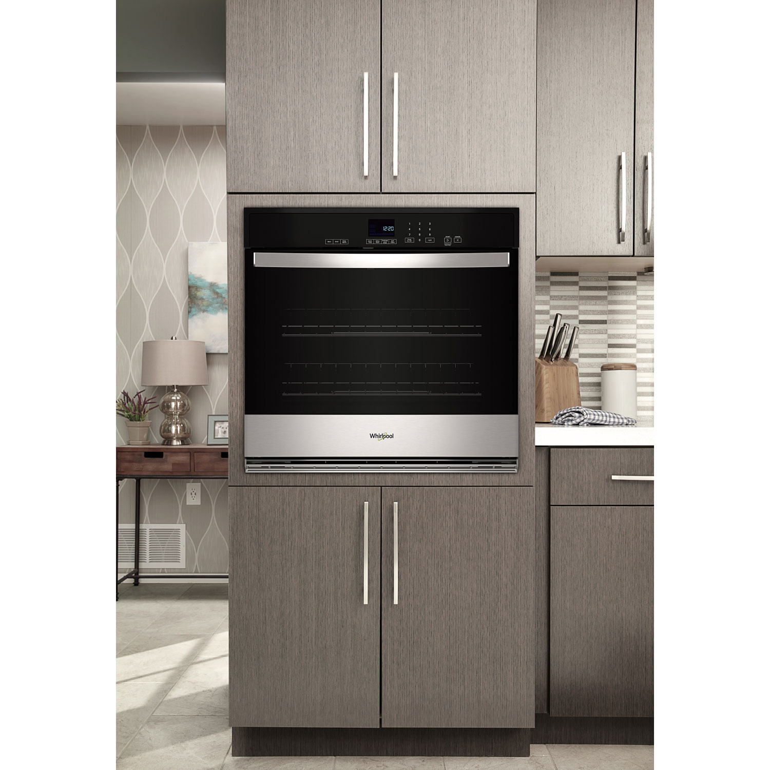 Whirlpool 27" 4.3 Cu. Ft. Self-Clean Electric Wall Oven - Stainless Steel