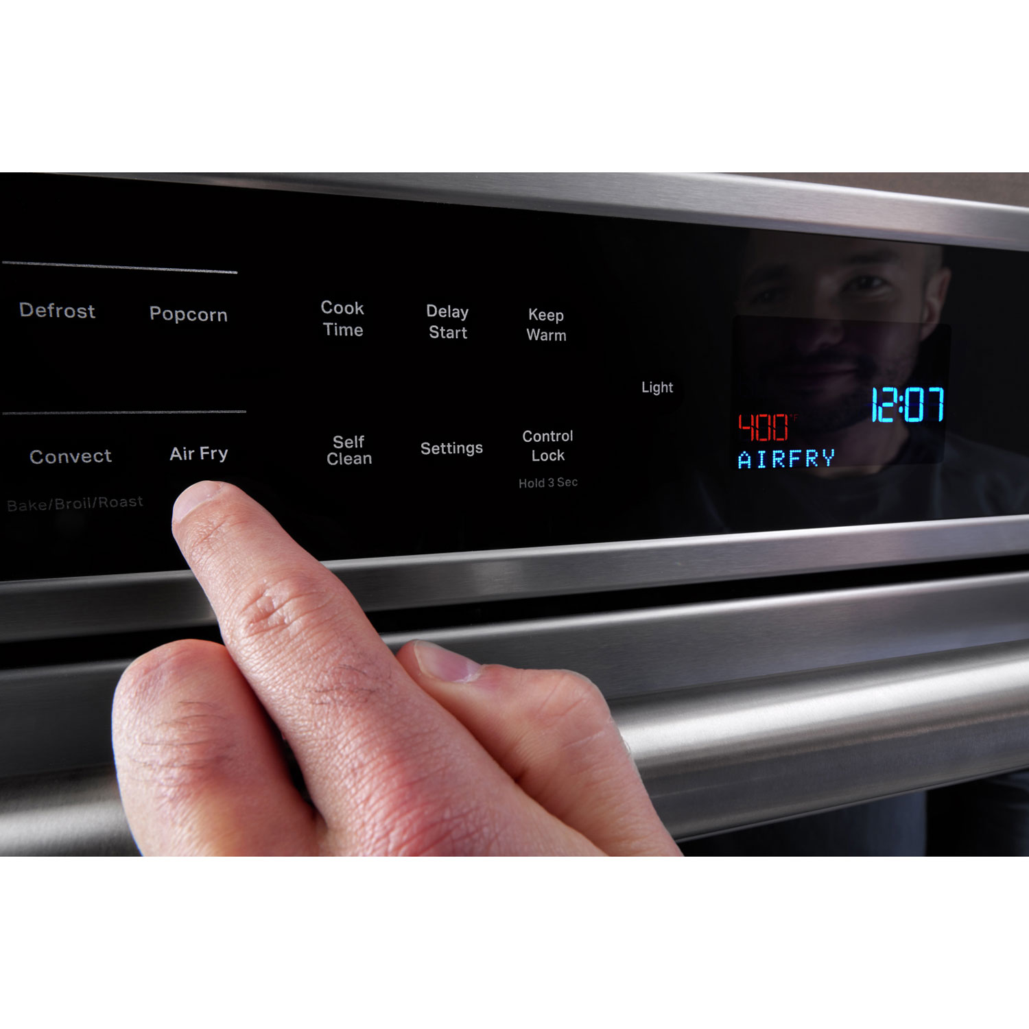 Four mural électrique combiné à convection véritable 6,4 pi³ 30 po de Maytag - Acier inoxydable