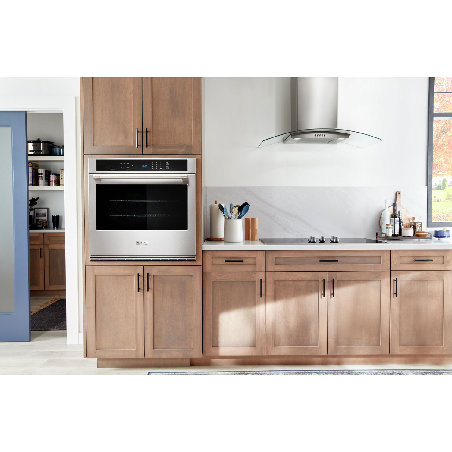 Maytag 30" 5.0 Cu. Ft. True Convection Electric Wall Oven -Fingerprint Resistant Stainless Steel