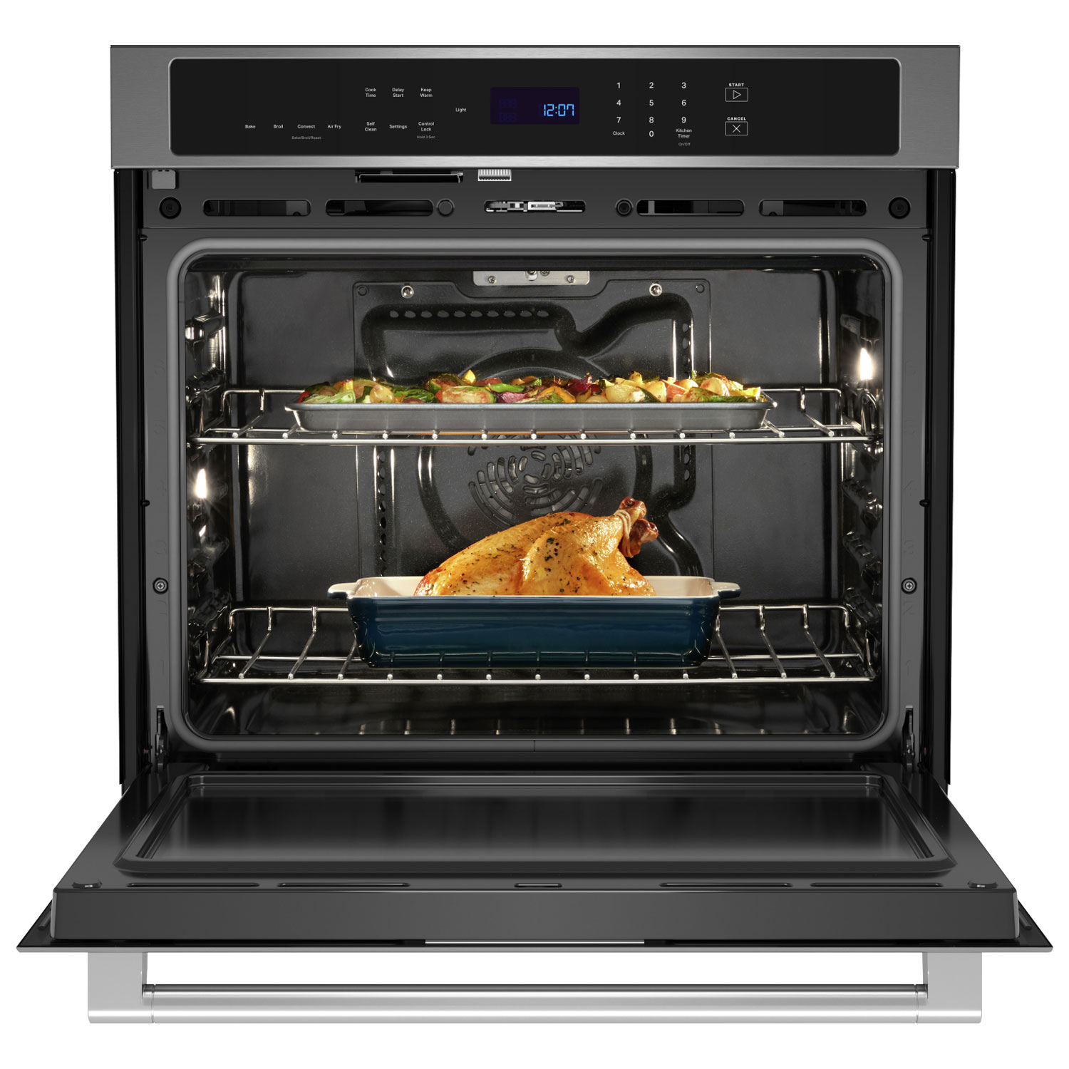 Maytag 30" 5.0 Cu. Ft. True Convection Electric Wall Oven -Fingerprint Resistant Stainless Steel