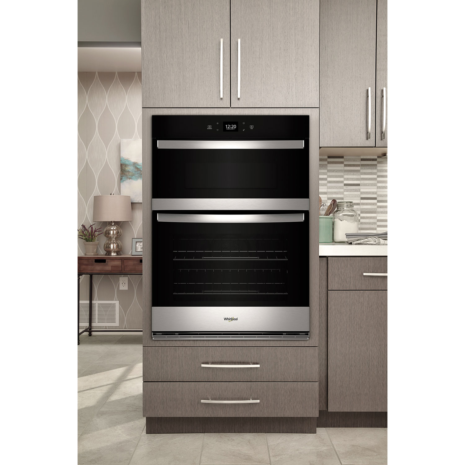 Whirlpool 21" 5.7 Cu. Ft. Combination Electric Wall Oven -Fingerprint Resistant Stainless Steel