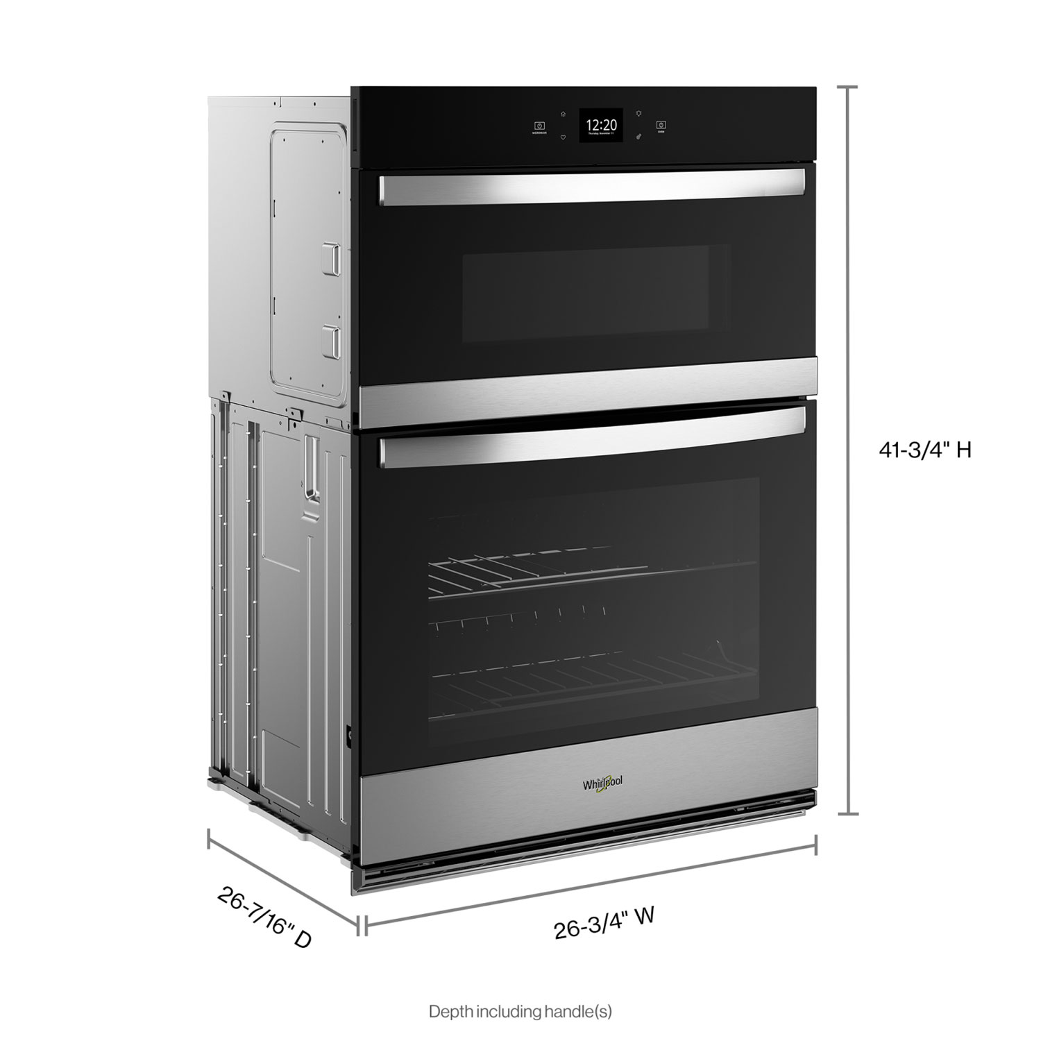 Whirlpool 21" 5.7 Cu. Ft. Combination Electric Wall Oven -Fingerprint Resistant Stainless Steel
