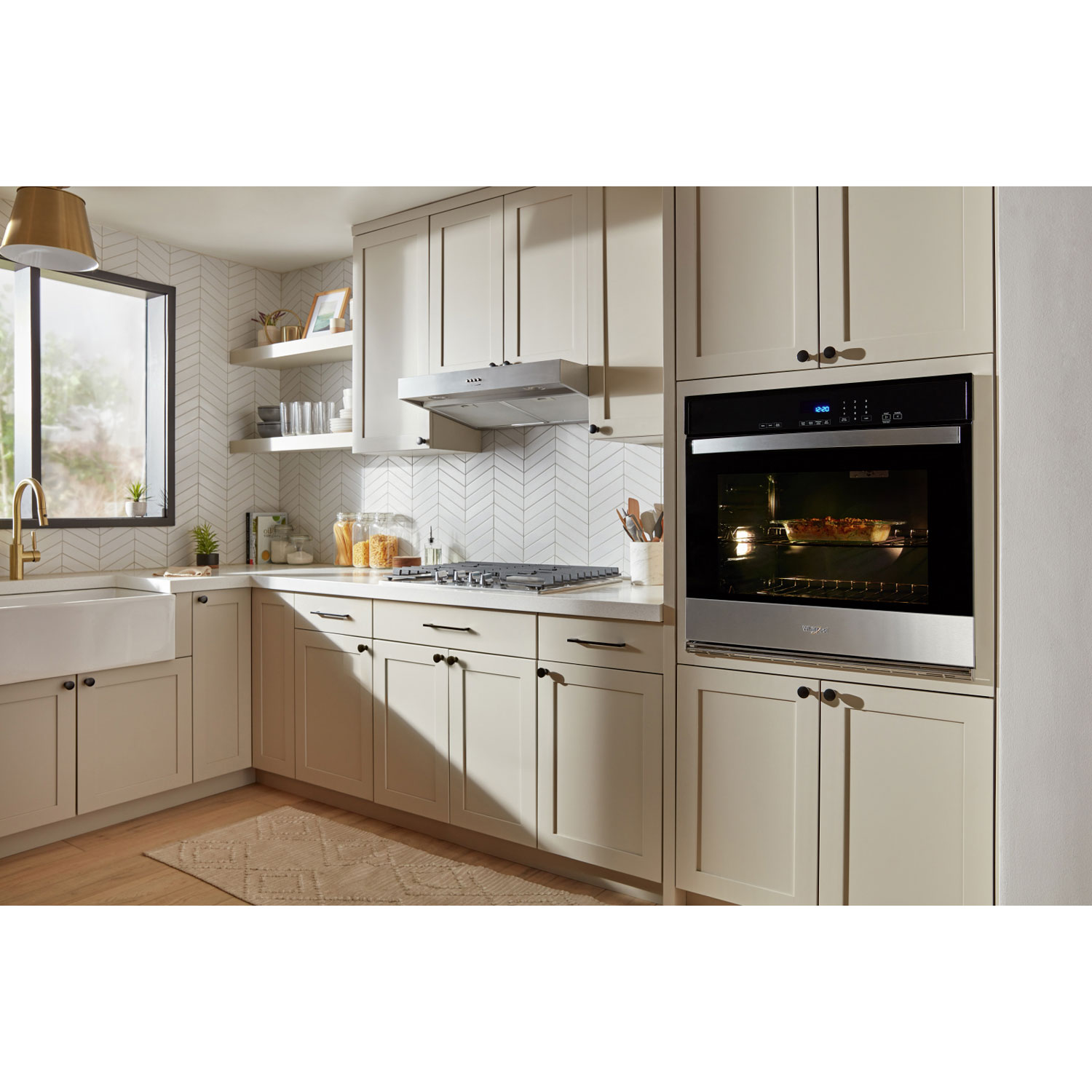 Four mural électrique autonettoyant 5 pi³ 30 po de Whirlpool - Acier inoxydable