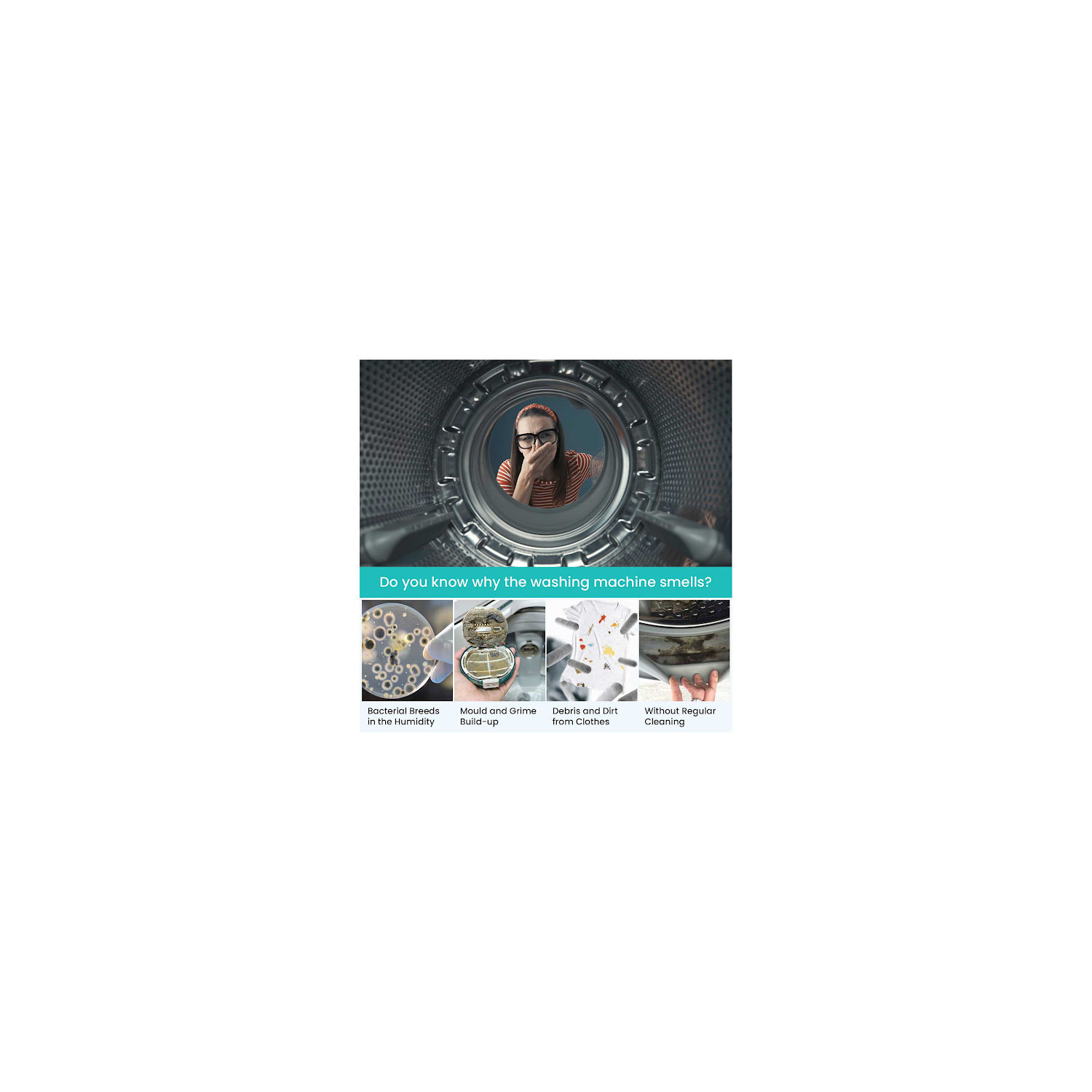 Washing Machine Cleaner, Deep Cleaning Tablets Bombs