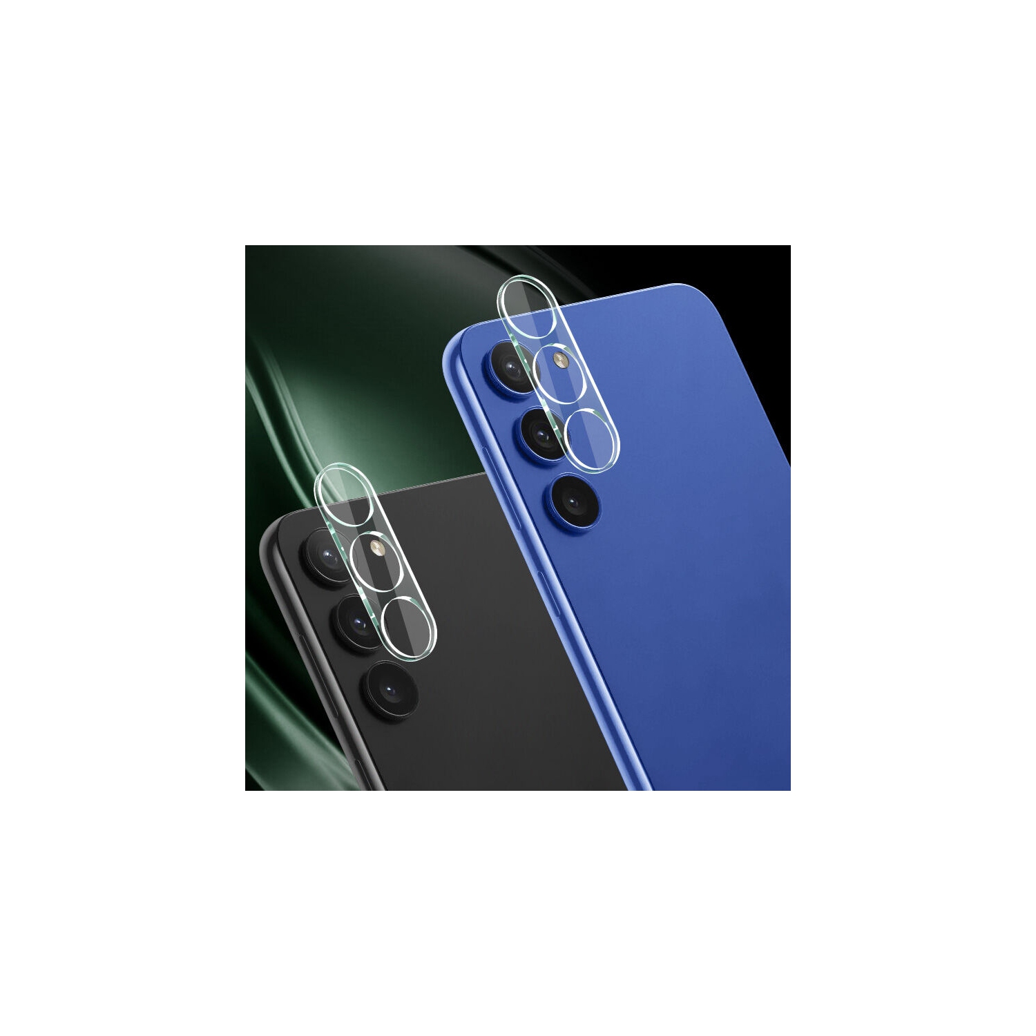 KEEGUARD Ensemble de protections d'écran en verre trempé et d'objectif d'appareil photo pour Samsung Galaxy S23 + Plus