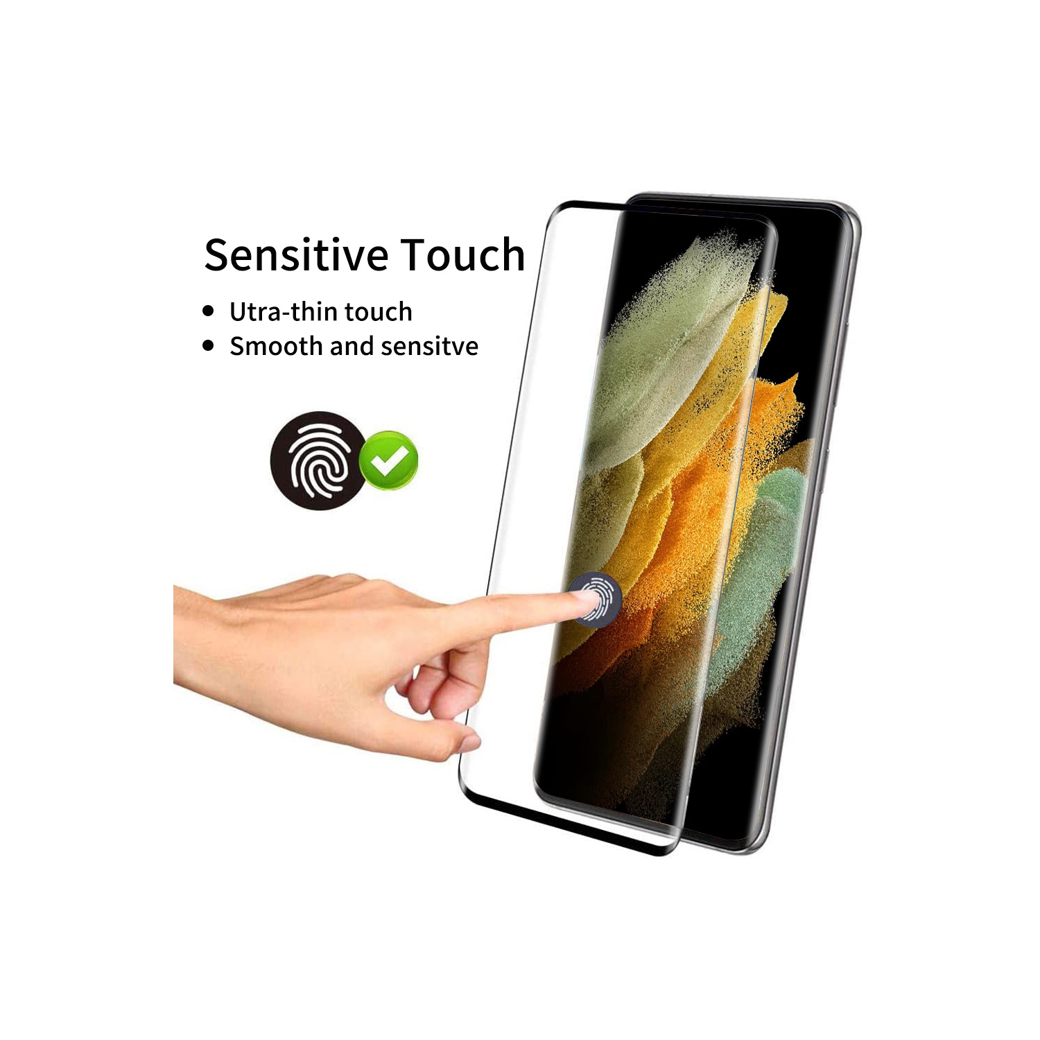 KEEGUARD Samsung Galaxy S23 Ultra Tempered-Glass Screen and Camera Lens Protectors Bundle