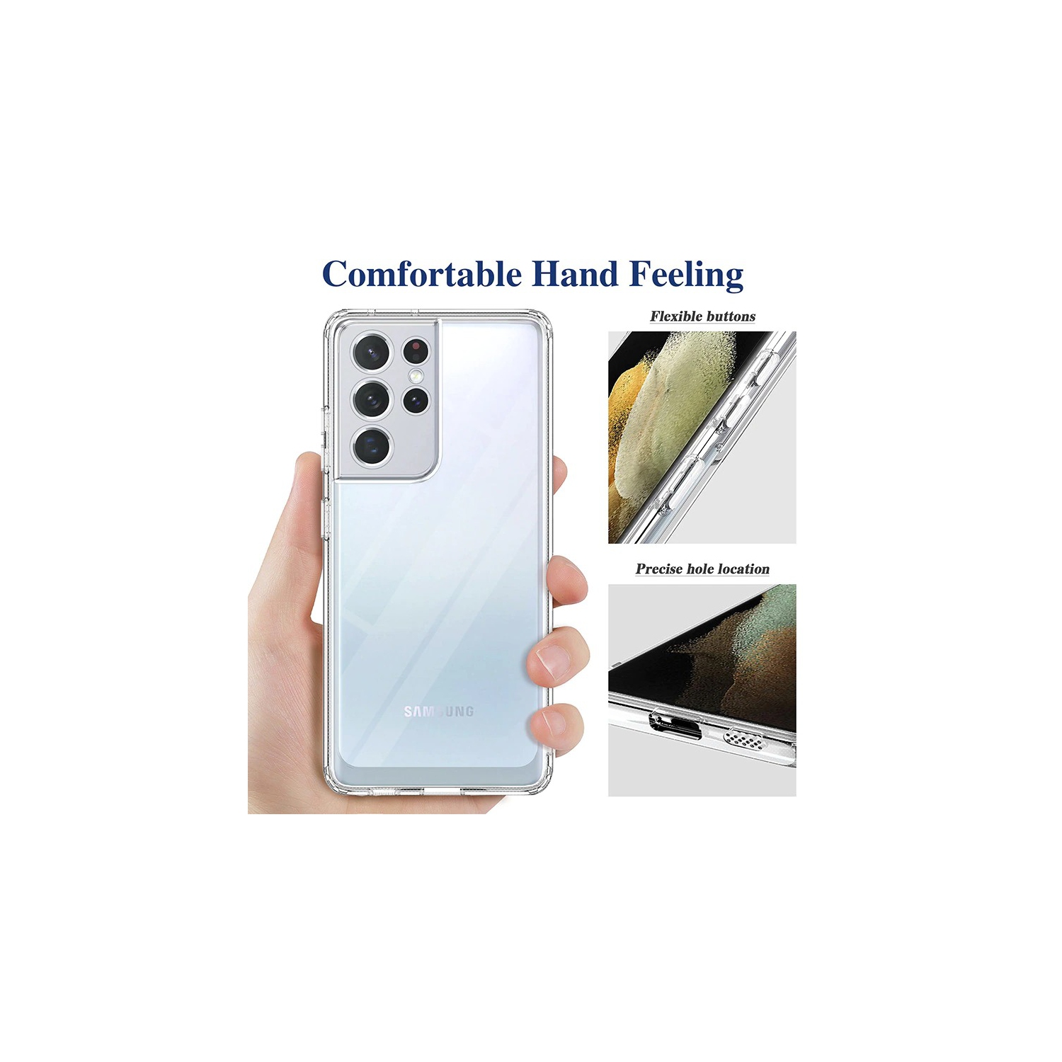 Étui souple ajusté de Samsung pour Galaxy S23 - Transparent