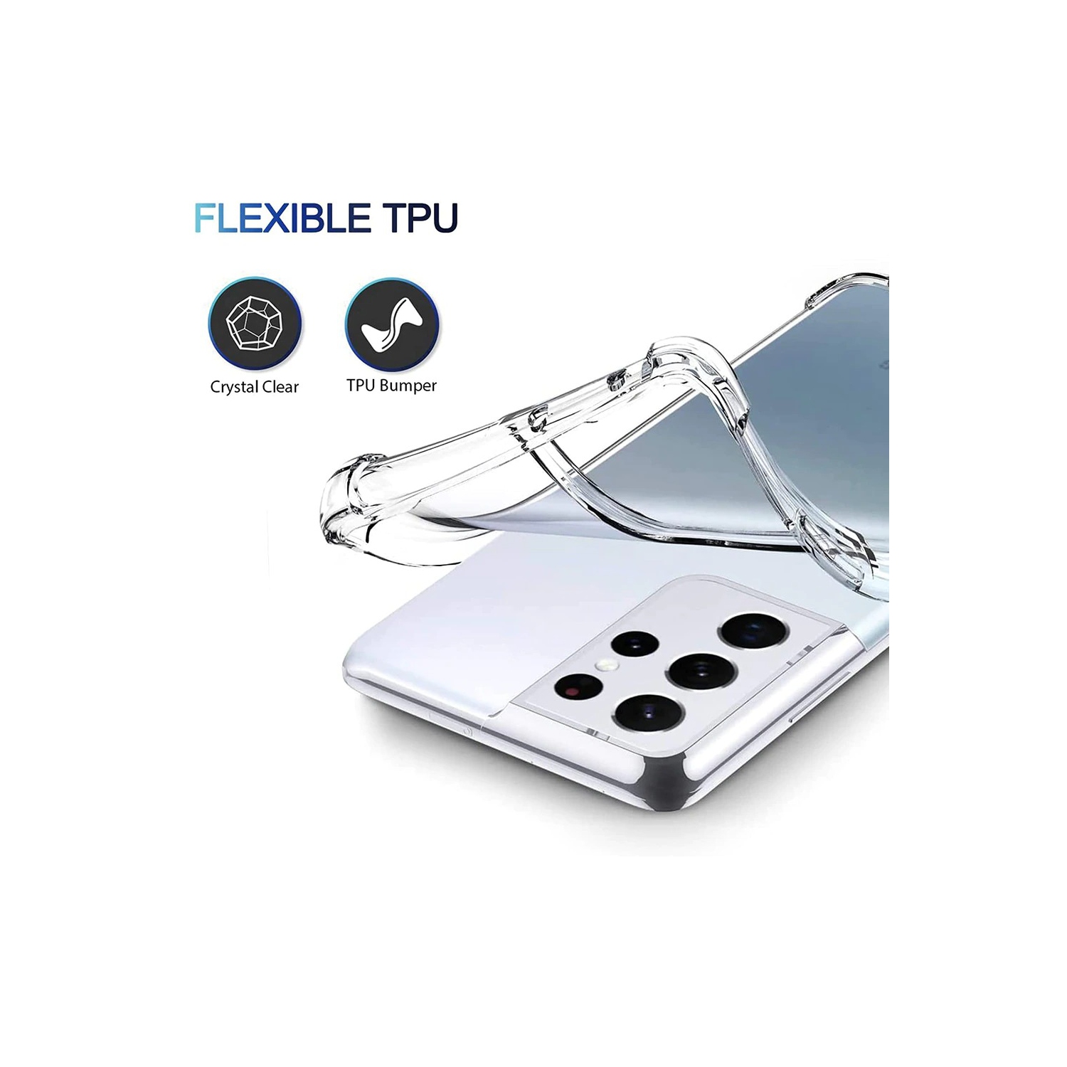 Étui souple ajusté de Samsung pour Galaxy S23 - Transparent