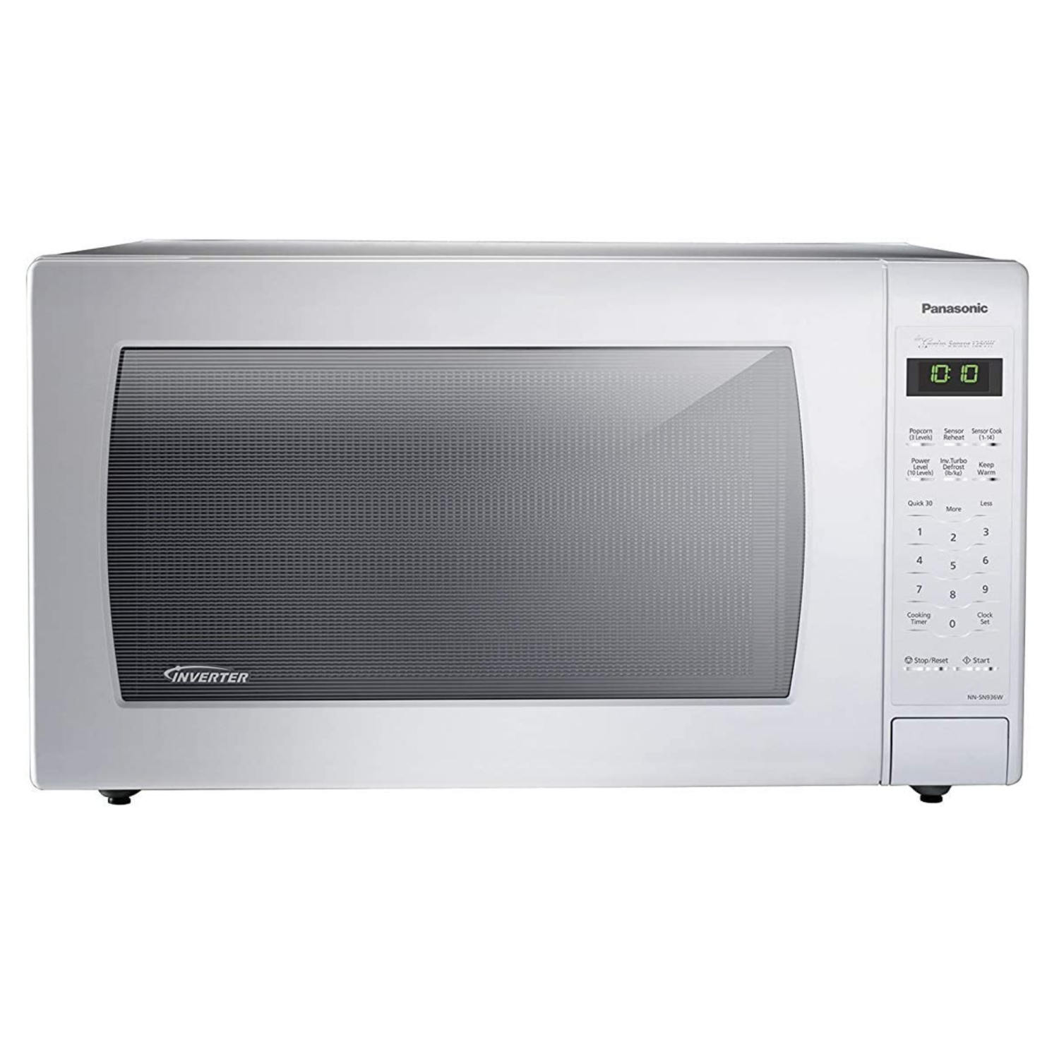 Panasonic 2.2 Cu. ft. Countertop Microwave Oven with Inverter Technology and Genius Sensor - White (NN-SN936W)
