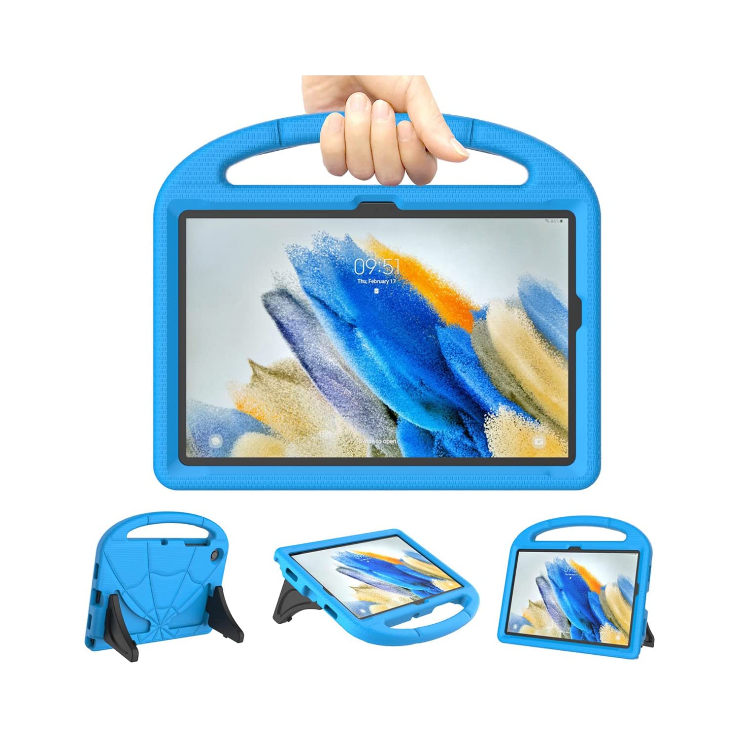 Kids Case for Samsung Galaxy Tab A8 10.5 Inch 2022, L Galaxy Tab A8 Case with Handle Kickstand Shockproof Kids-Proof Cover Case for Samsung Galaxy Tab A8 10.5 Inch (SM-X200/X205/X2