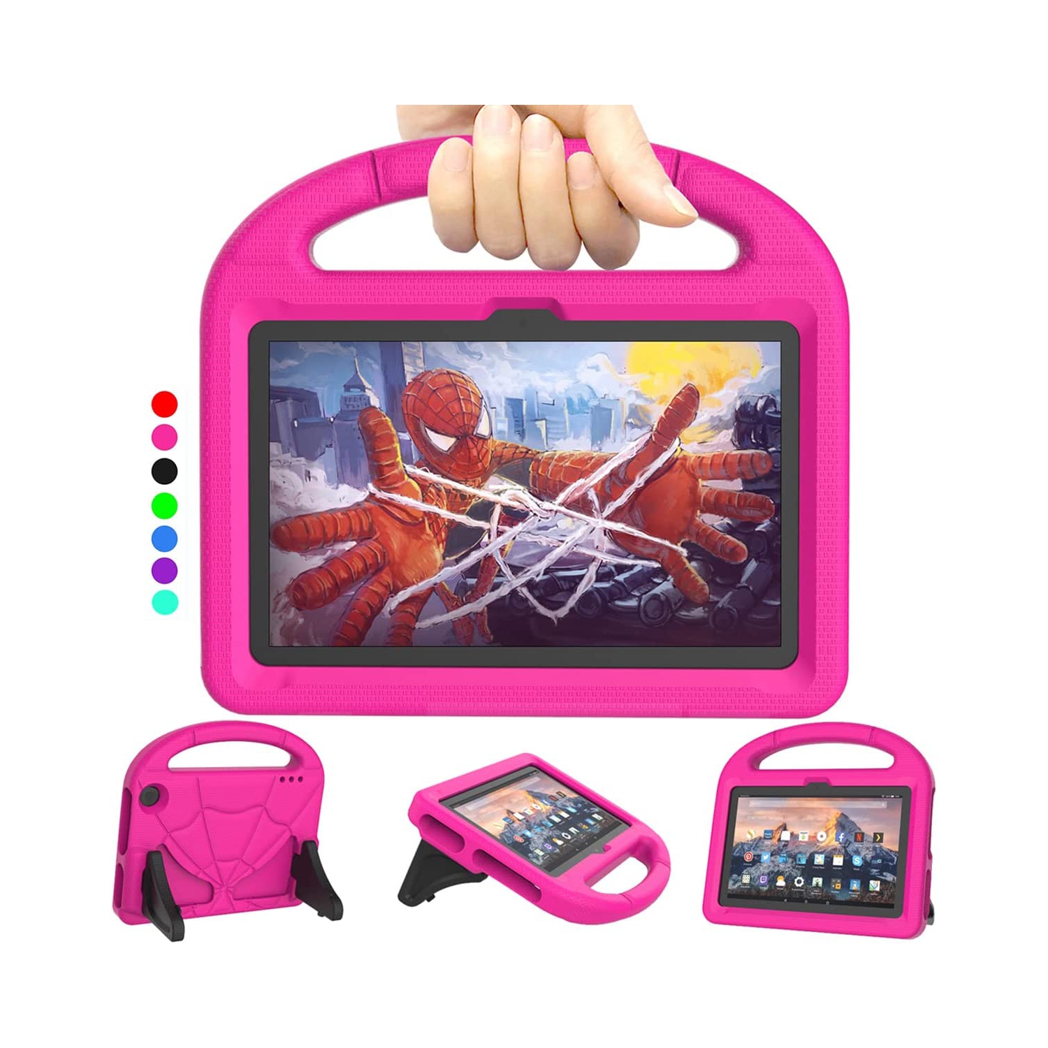 New Fire 7 Tablet Case for Kids 2022 Release(12th Generation) L Fire Tablet 7 Case with Handle Stand Lightweight Durable Shockproof Kid-Proof Cover for Fire 7 Tablet/Kids Tablet 20