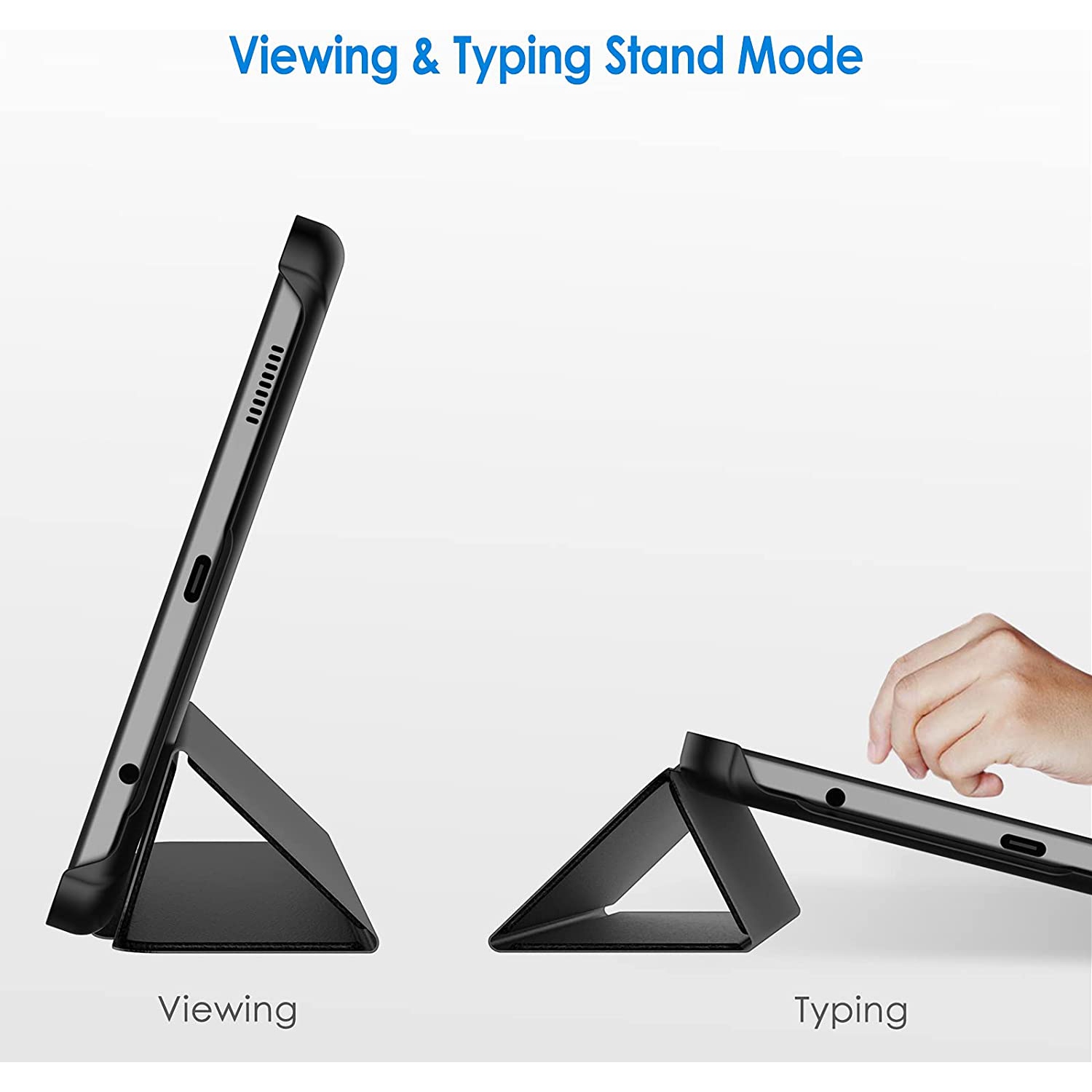 J Case Compatible with Samsung Galaxy Tab A7 Lite 8.7-Inch 2021, Black