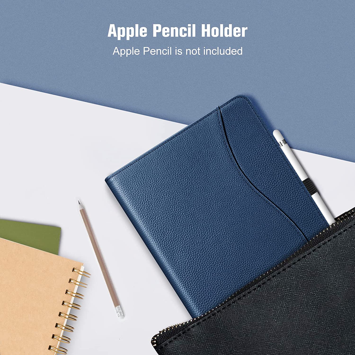 F Case for iPad 9th / 8th / 7th Generation 10.2 Inch - [Corner Protection] Multi-Angle Viewing Stand Cover with Pocket & Pencil Holder, Auto Sleep