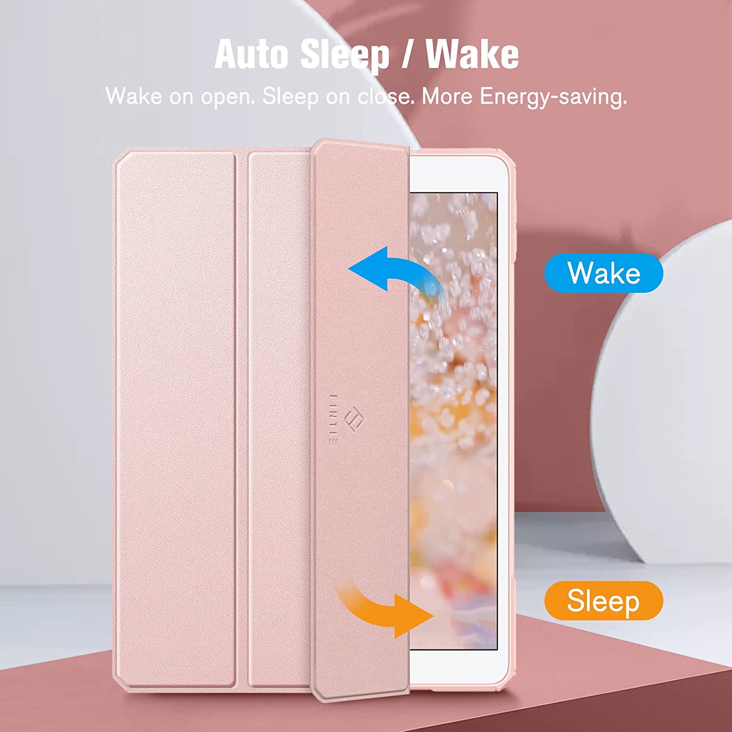 F Hybrid Slim Case for iPad Air 3rd Generation 10.5 2019 / iPad Pro 10.5 Inch 2017 - [Built-in Pencil Holder] Shockproof Cover with Clear Transparent