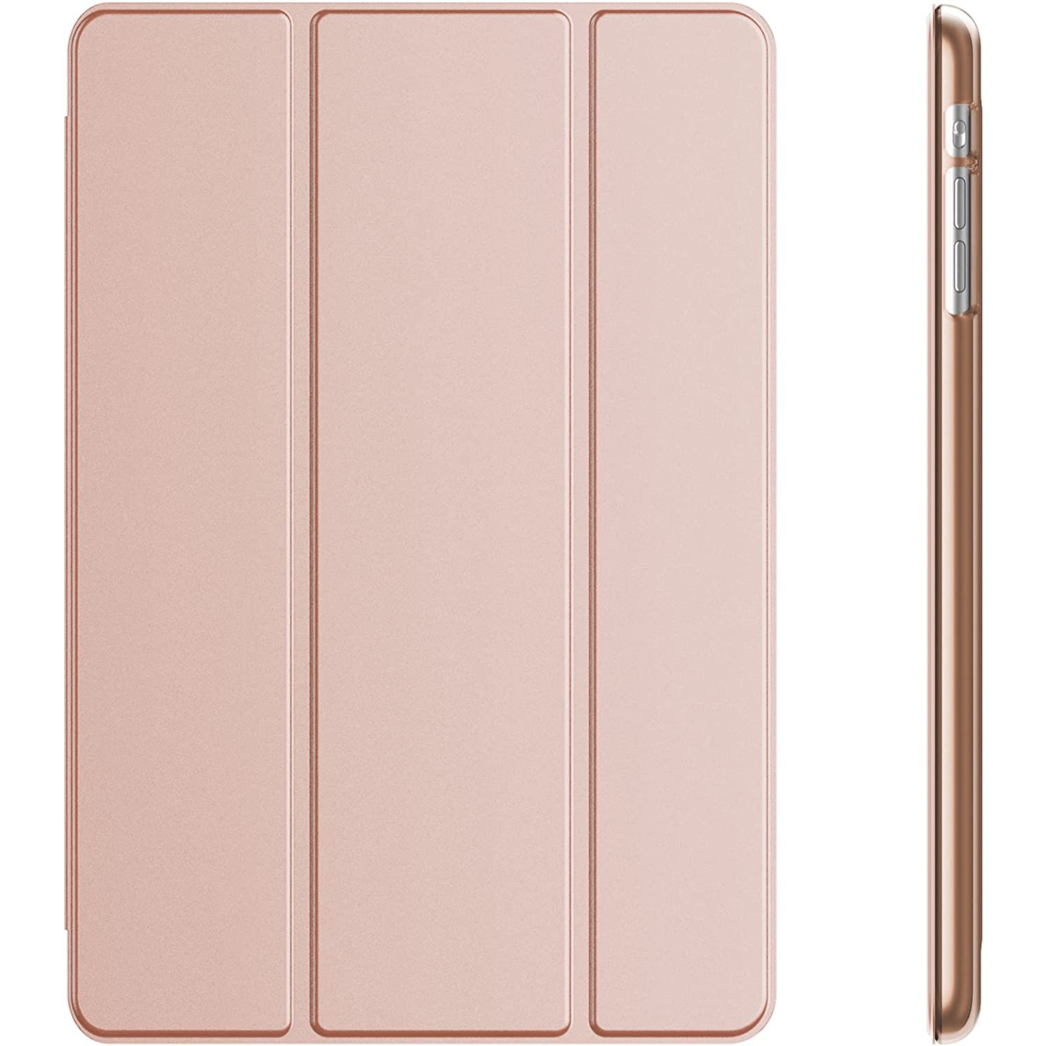 J Case for iPad Mini 1 2 3, Smart Cover with Auto Sleep/Wake (Rose Gold)
