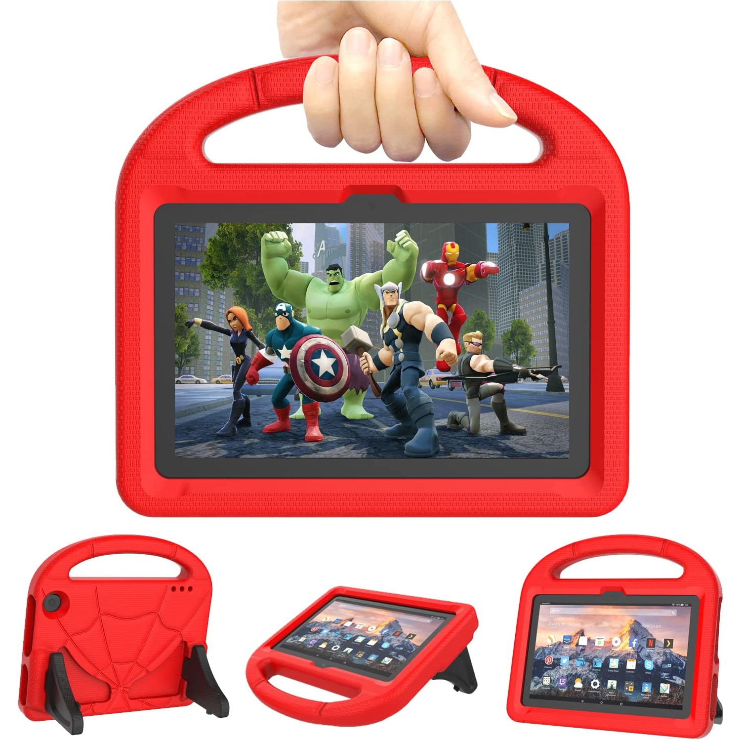 New Fire 7 Tablet Case for Kids 2022 Release (12th Generation) L Fire Tablet 7 Case with Handle Stand Lightweight Durable Shockproof Kid-Proof Cover for Fire 7 Tablet/Kids Tablet 2
