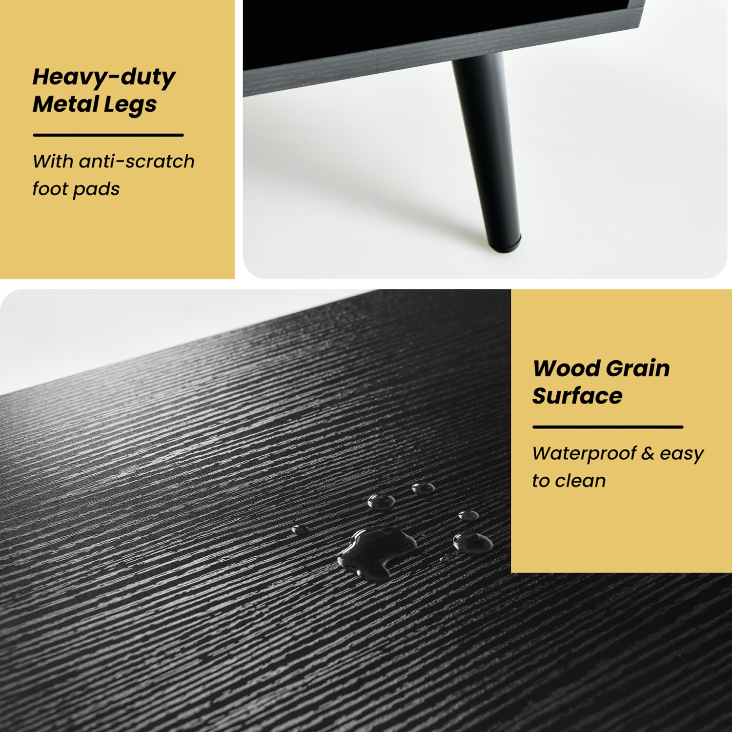 Costway Industrial Buffet Sideboard Storage Cabinet Organizer Cupboard withCubbies Drawers