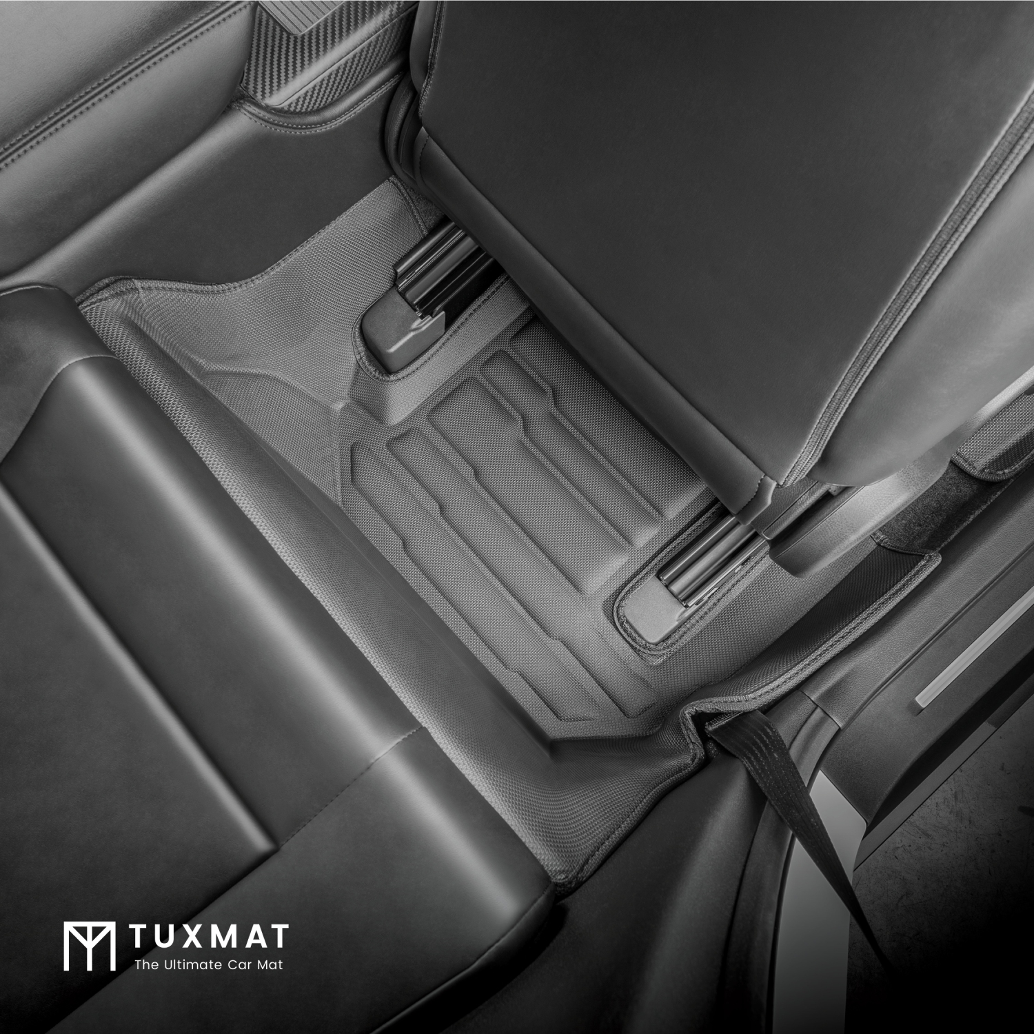 TuxMat - for Nissan GTR 2008-2024 Models - Custom Car Mats - Maximum Coverage, All Weather, Laser Measured - This Full Set Includes 1st and 2nd Rows