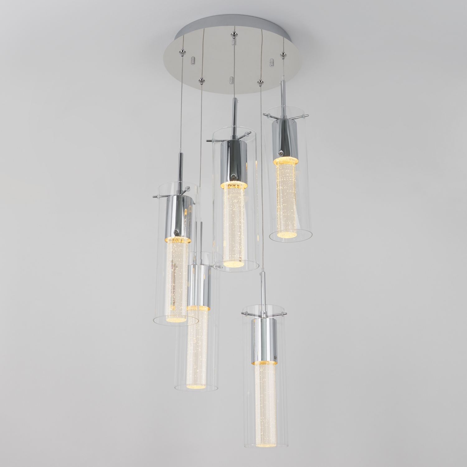 Luminaire suspendu moderne Artika Essence, chrome