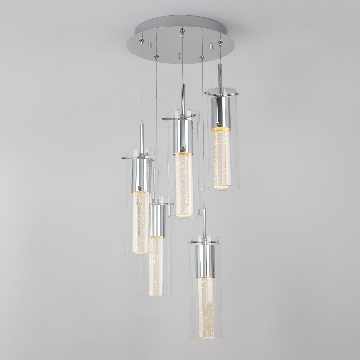 Luminaire suspendu moderne Artika Essence, chrome