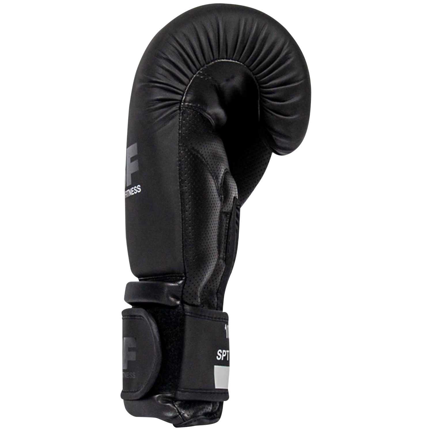 Gants de boxe de 14 oz Blackout Series d'Iron Body Fitness - Noir