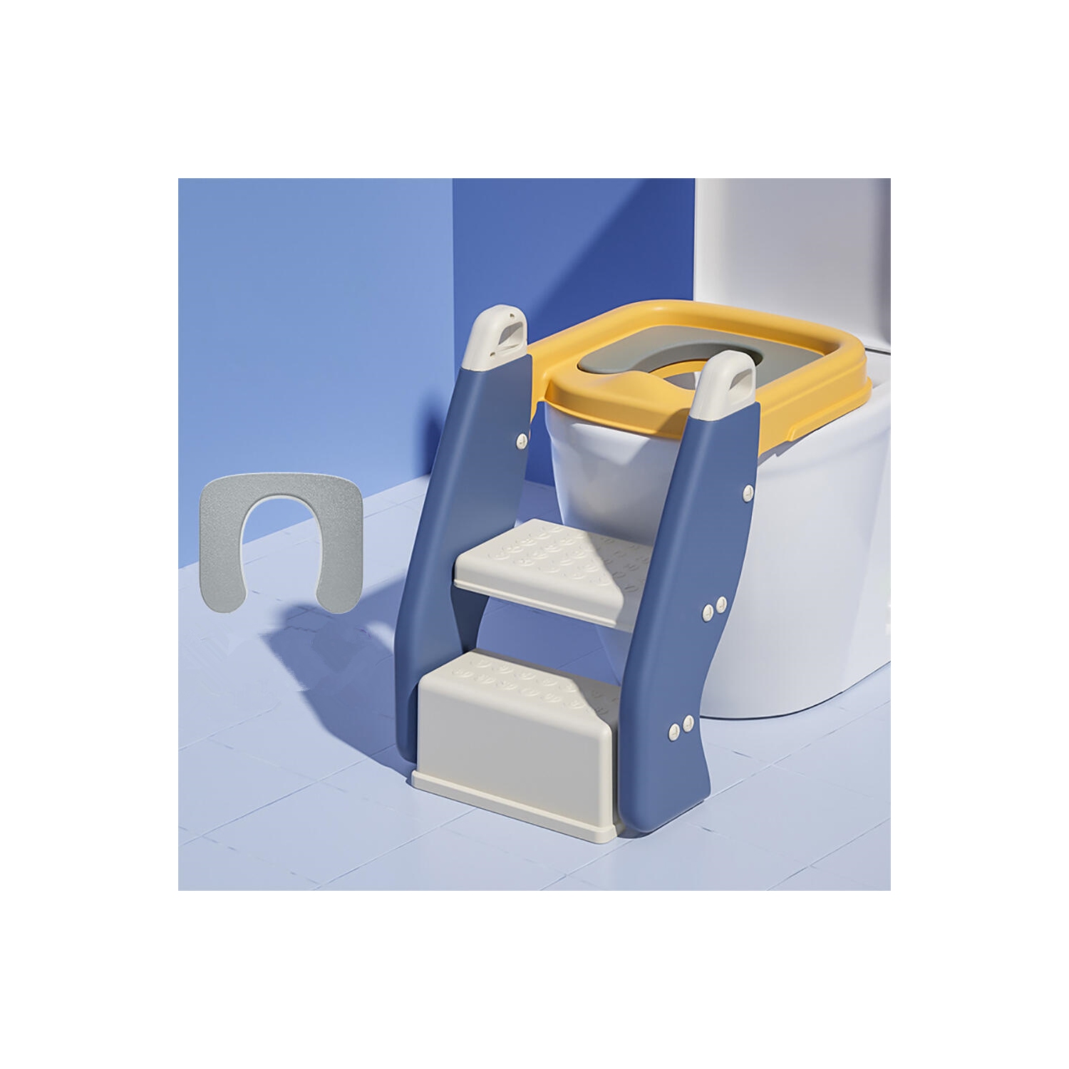 Potty Training Seat Toilet Chair with Step Stool Ladder for Kids Boys Girls Toddlers