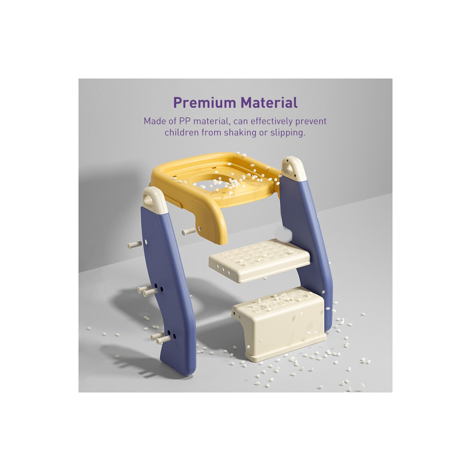 Potty Training Seat Toilet Chair with Step Stool Ladder for Kids Boys Girls Toddlers