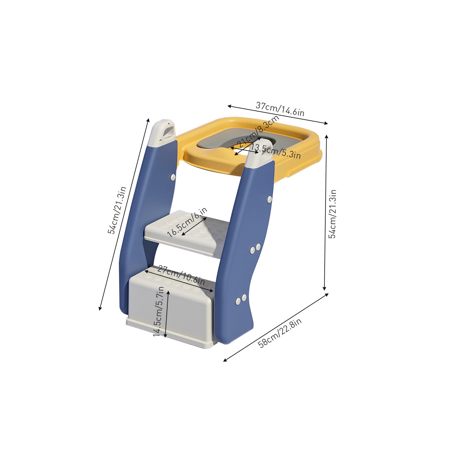 Potty Training Seat Toilet Chair with Step Stool Ladder for Kids Boys Girls Toddlers