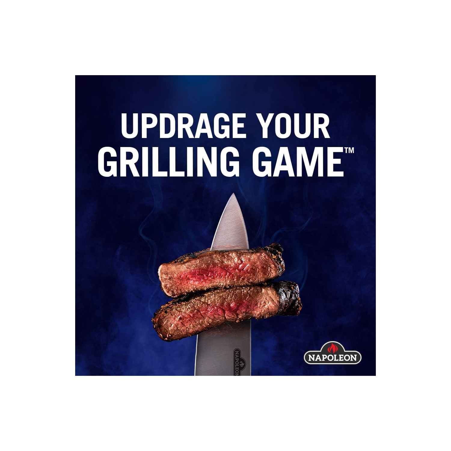 Napoleon Prestige 500 BBQ Grill, Stainless Steel, Propane Gas - P500RSIBPSS-3 With Infrared Rear And Side Burner, Premium Barbecue Gas Cart For